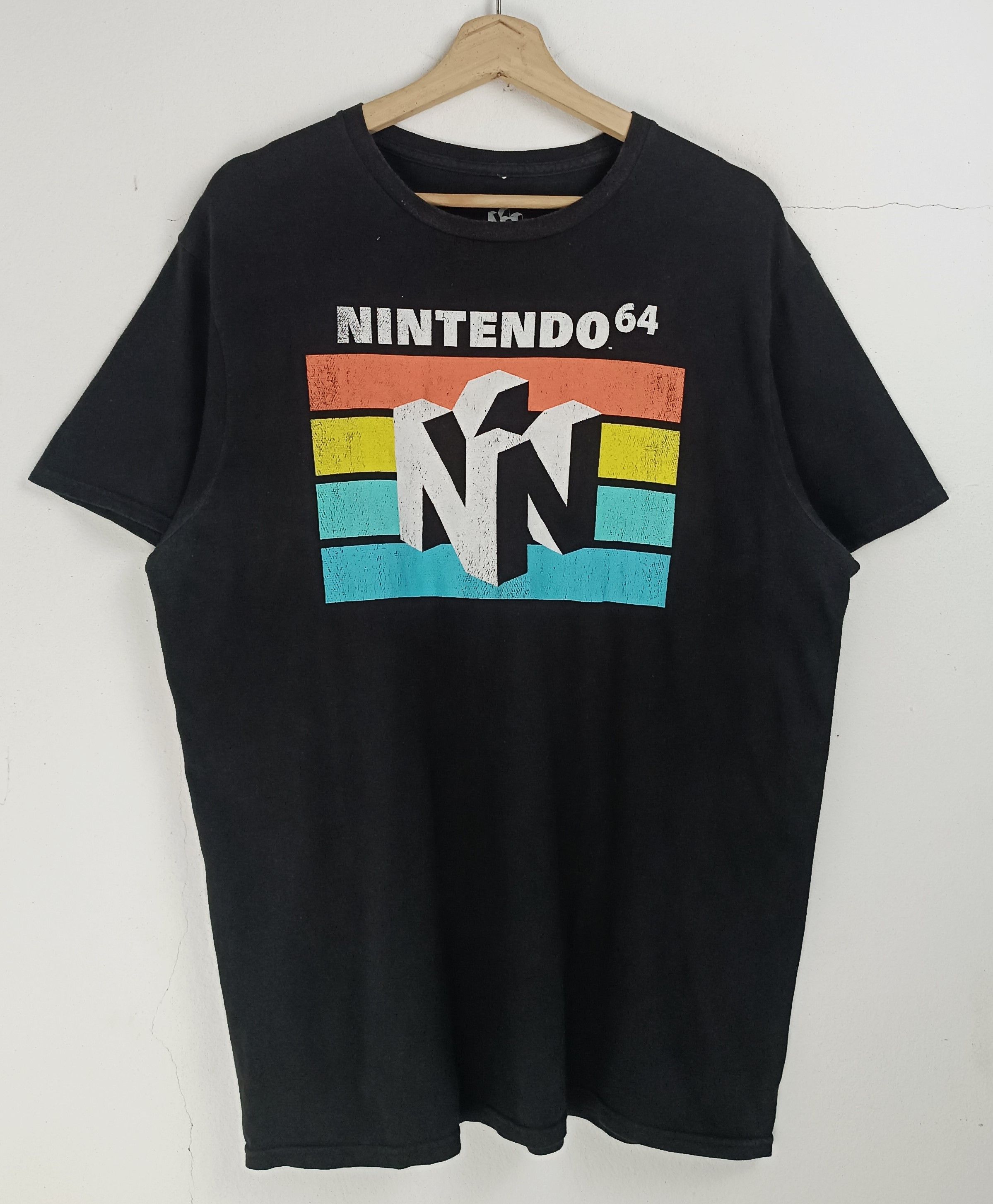 Nintendo VINTAGE NINTENDO64 BOG LOGO TEE games ps5 gameboy Size US L / EU 52-54 / 3 - 3 Thumbnail