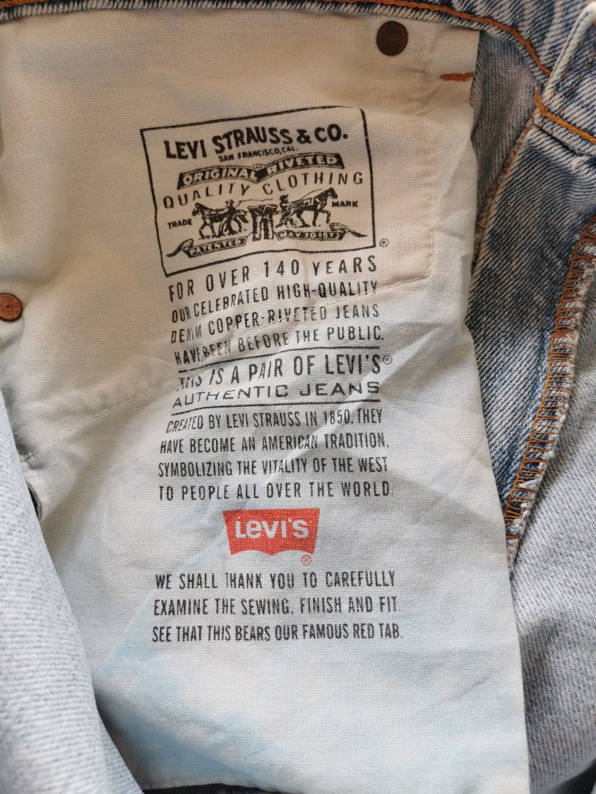 Levi's Vintage Levis Distressed Style Hysteric Glamour Size US 36 / EU 52 - 11 Thumbnail