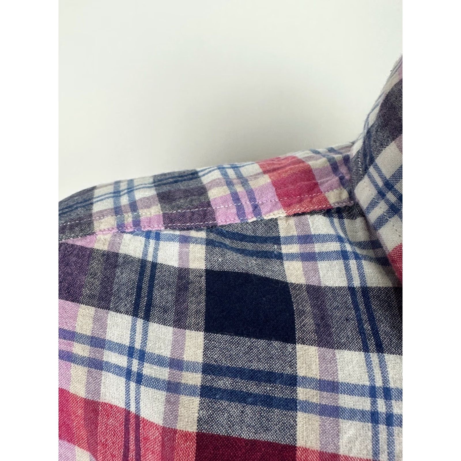 Lands' End Lands End Shirt Men Large Casual Outdoors Plaid Lightweight Cotton Button Down Size US L / EU 52-54 / 3 - 5 Thumbnail