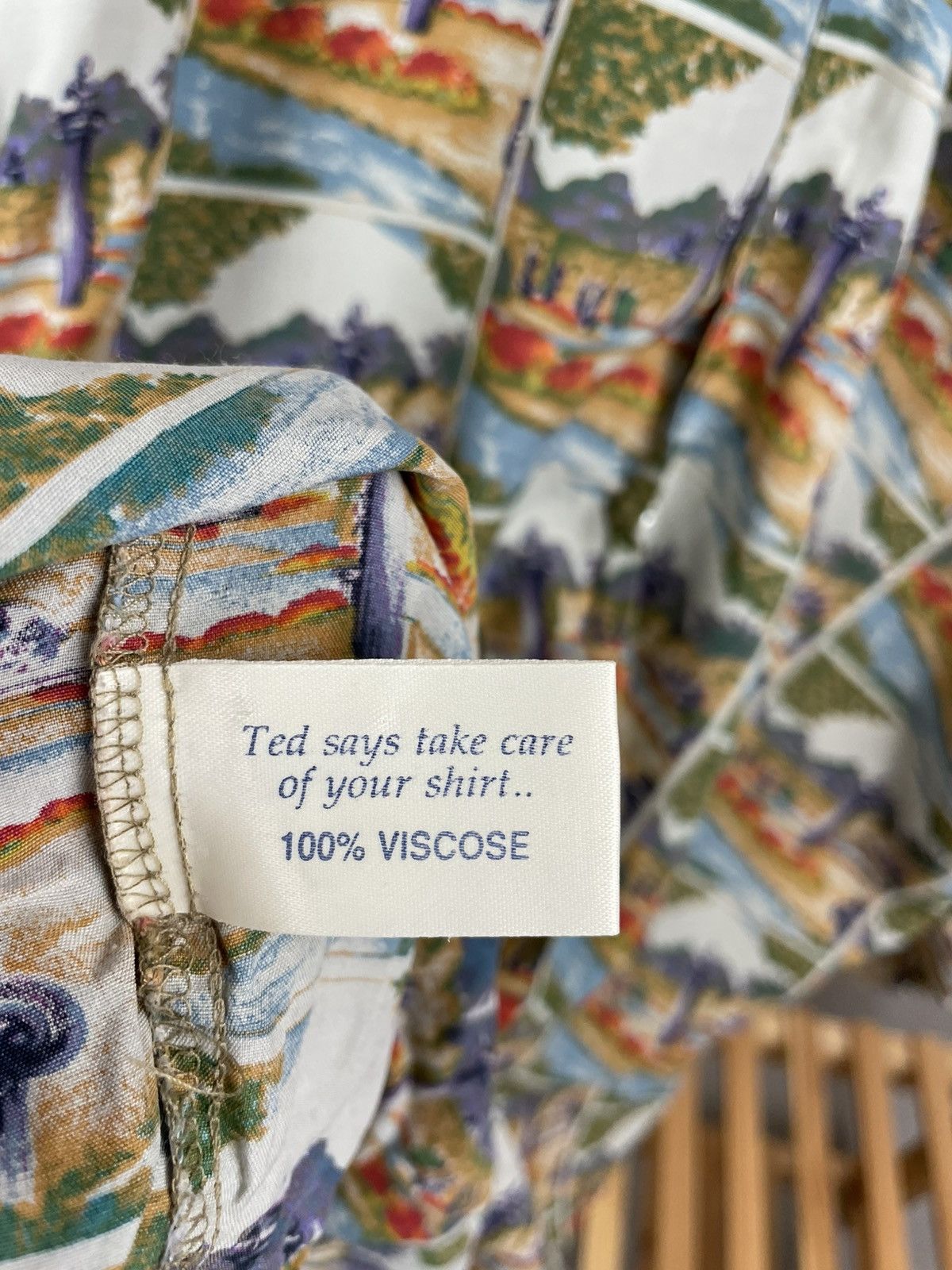 Ted Baker Vintage ted baker viscose shirt size M-L Size US L / EU 52-54 / 3 - 7 Thumbnail