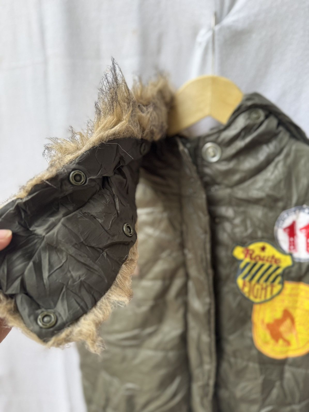 Hysteric Glamour japanese fur vest puffer hoodie zip patched Size US S / EU 44-46 / 1 - 9 Thumbnail