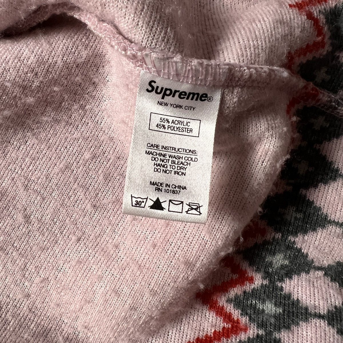 Supreme Supreme Drama Mask Fleece Jacket Pink Size US L / EU 52-54 / 3 - 12 Thumbnail