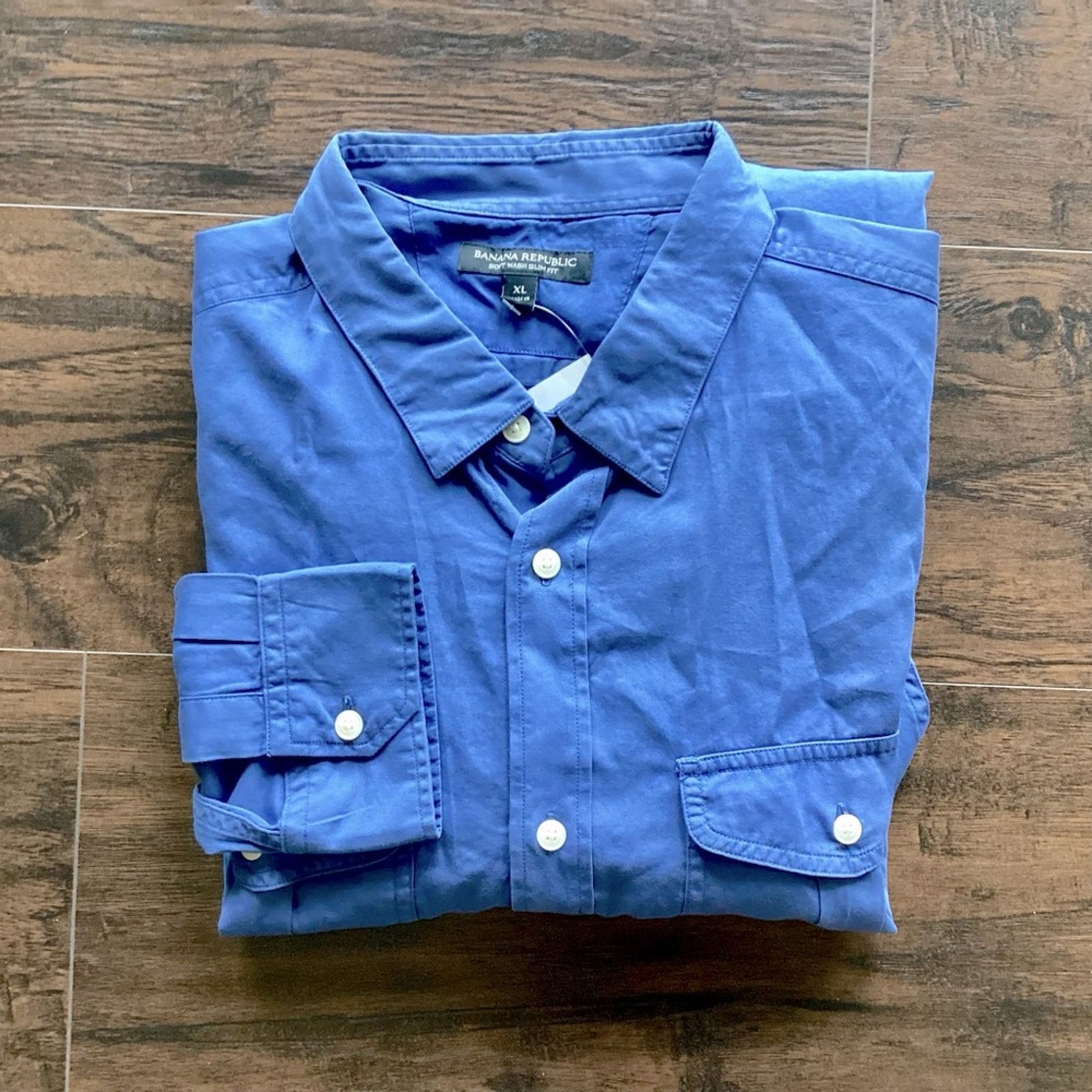 Banana Republic Banana Republic Soft Wash Button Down Shirt Size US XL / EU 56 / 4 - 1 Thumbnail