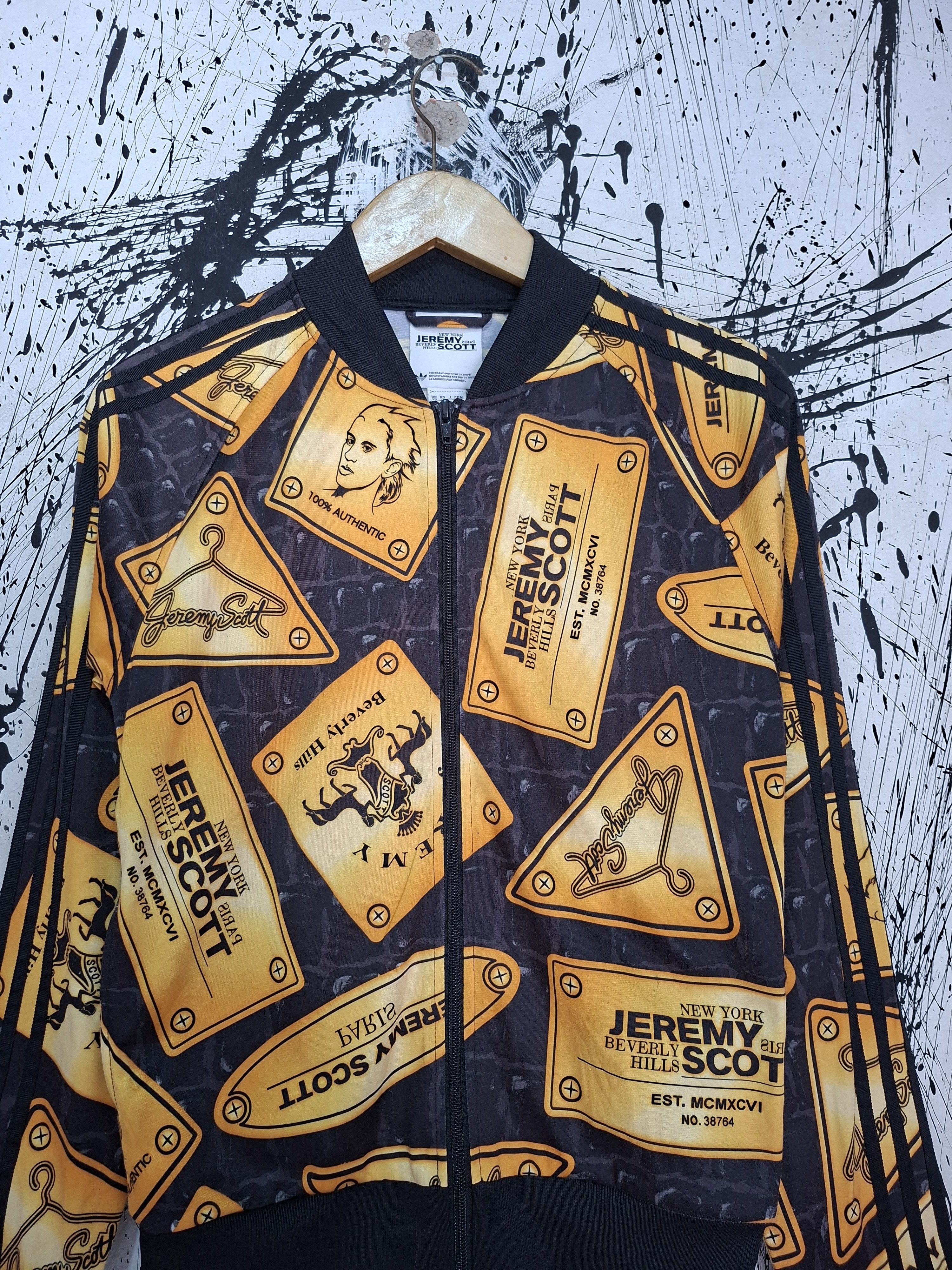 Adidas × Jeremy Scott ADIDAS X JEREMY SCOTT SS 2014 TRACK JACKET (KINGSMAN MOVIE) Size US XS / EU 42 / 0 - 5 Thumbnail