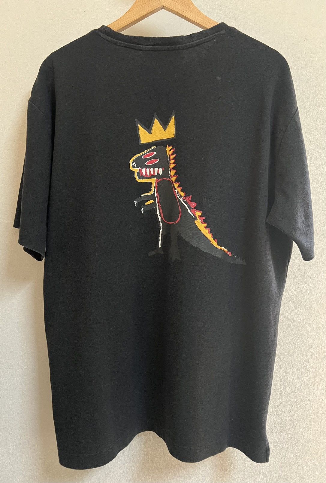 Jean-Michel Basquiat Jean Michel Basquiat Crown Dinosaur Back Print Tee XL Size US XL / EU 56 / 4 - 1 Thumbnail