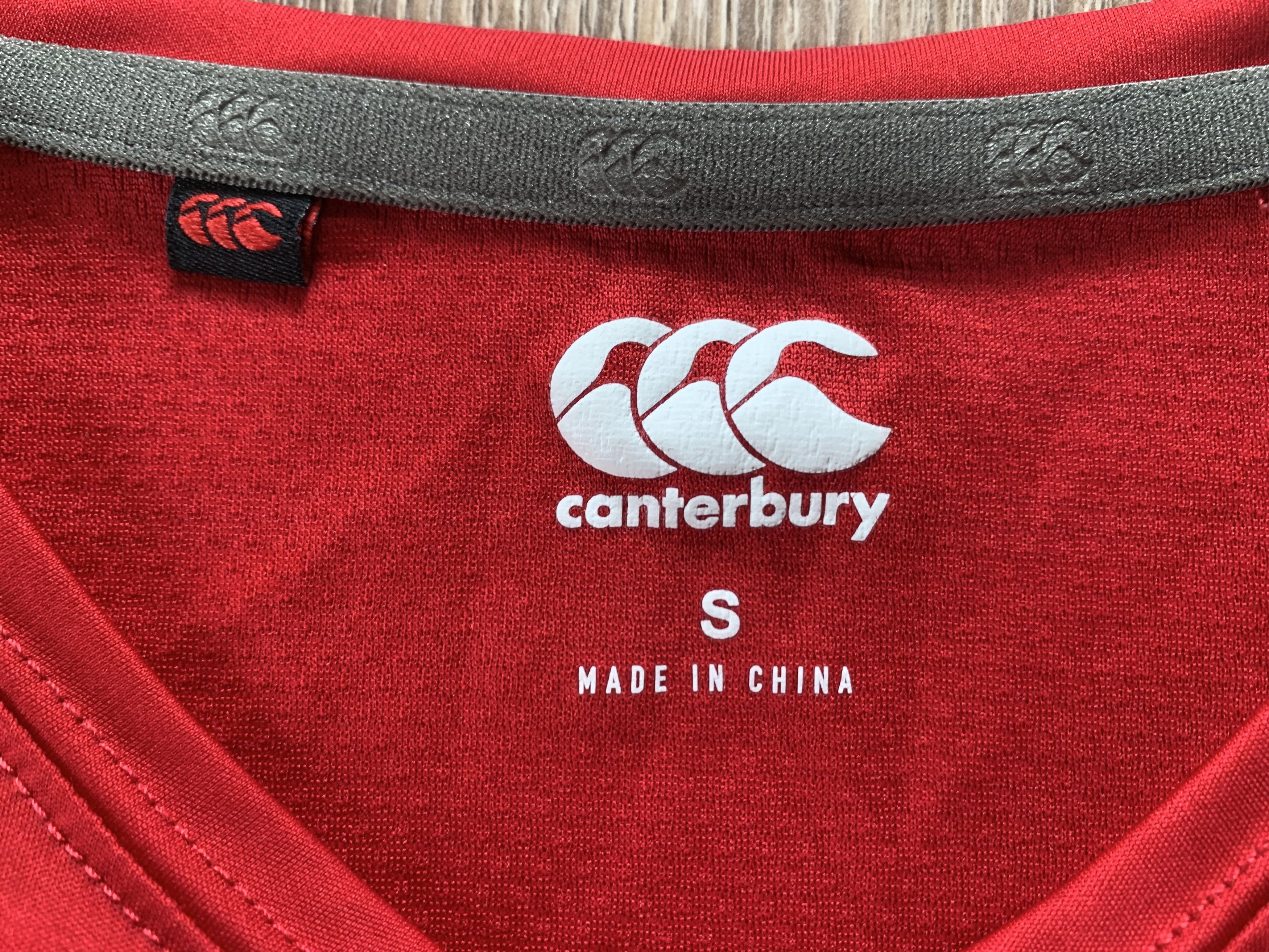 Canterbury of New Zealand Canterbury Rugby Red Training T Shirt Size US S / EU 44-46 / 1 - 6 Thumbnail