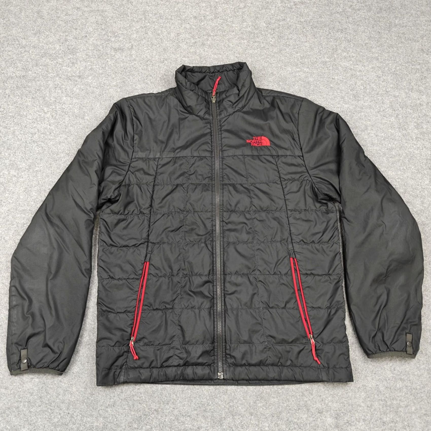 The North Face The North Face Jacket Mens M Black Red Insulated Puffer Zip Pockets Size US M / EU 48-50 / 2 - 2 Thumbnail
