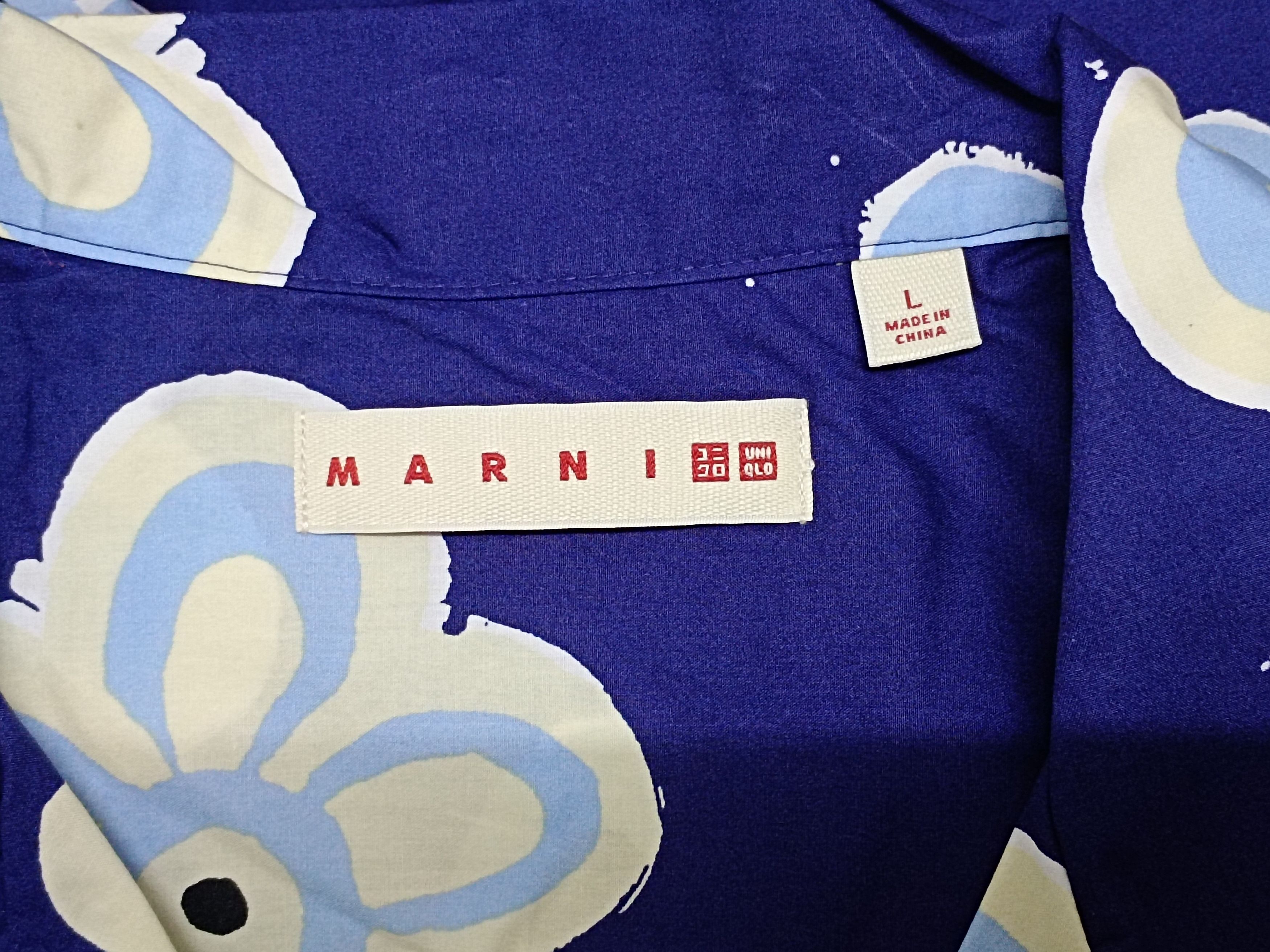 Hypebeast Marni X Uniqlo Open Collar Shirt Size US L / EU 52-54 / 3 - 5 Thumbnail