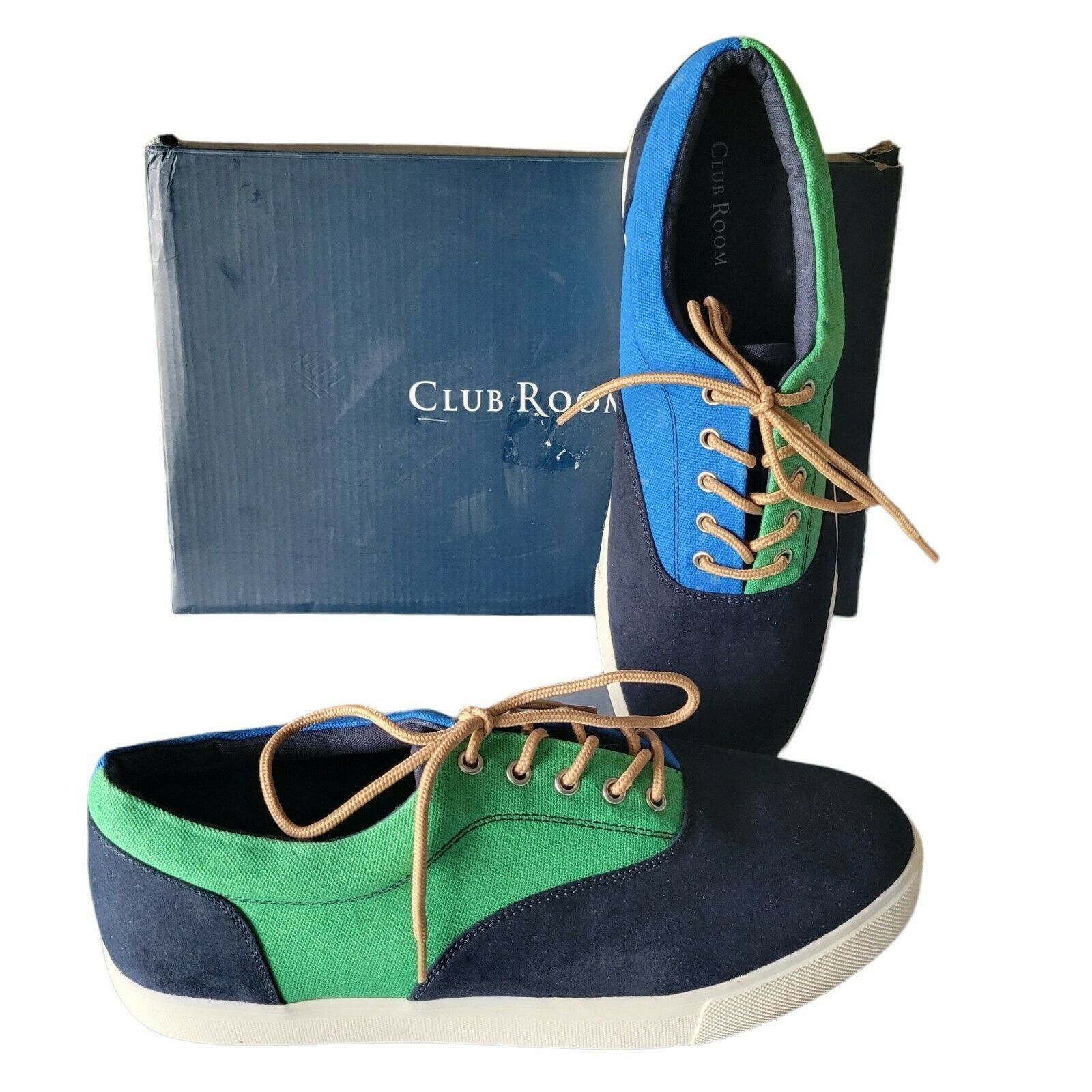 Club Room Men's Clubroom Colorblocked Sneakers. Size 11. Green Size US 11 / EU 44 - 1 Thumbnail