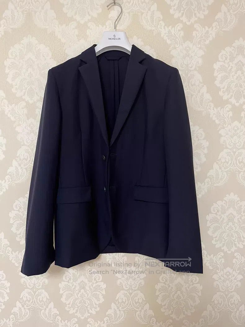 Acne Studios Acne Studios Single-Breasted Suit, Wool Blend Fabric, Navy Size 44L - 3 Thumbnail