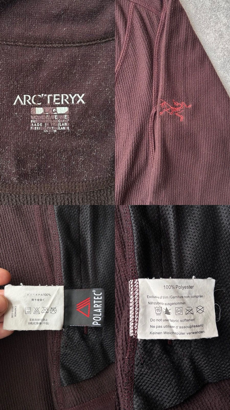 Arc'teryx Vintage Arcteryx Zip Up Outdoor Polartec Fleece Size M / US 6-8 / IT 42-44 - 12 Thumbnail
