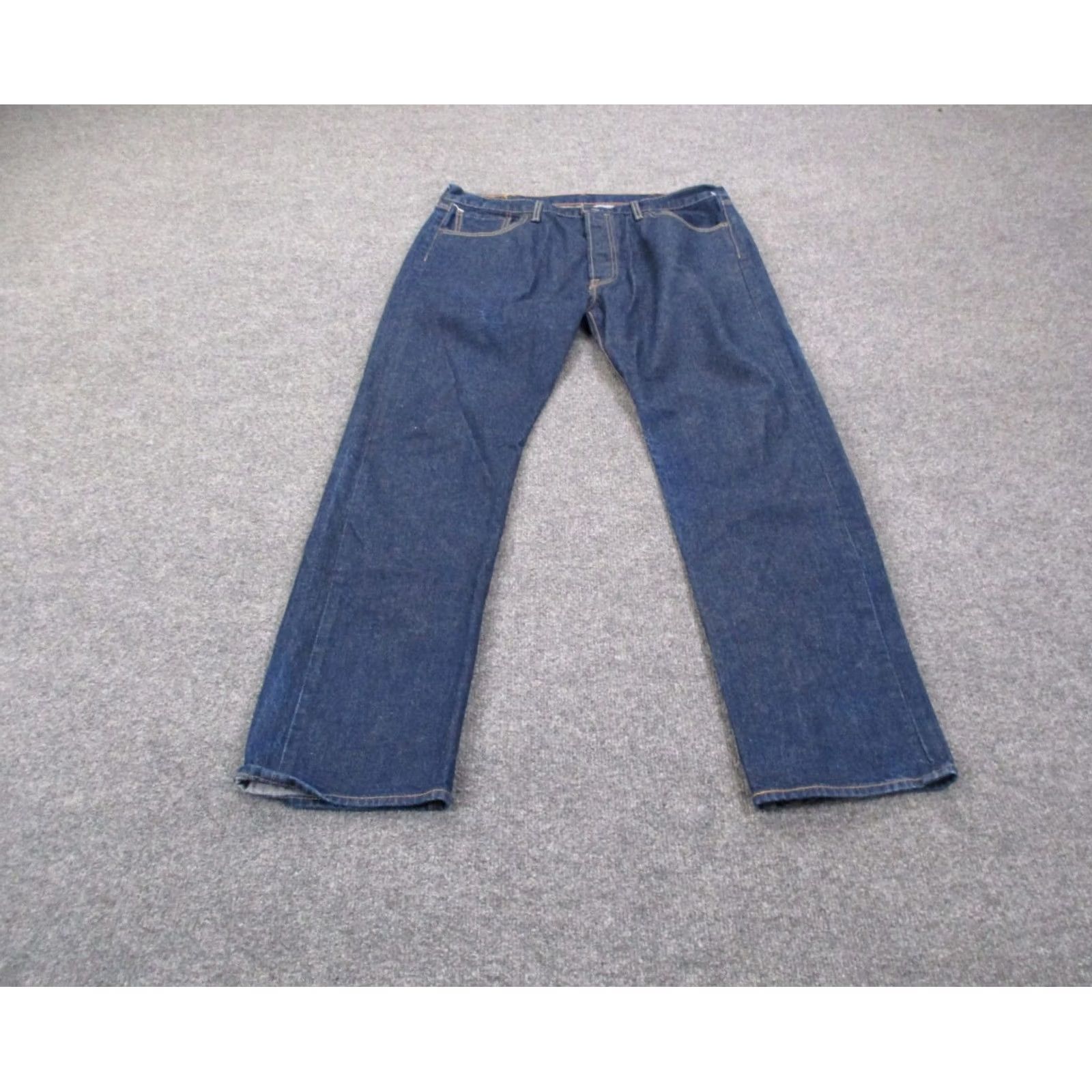 Levi's VINTAGE Levi's Jeans Mens 40 36 Blue Denim Bootcut 501 Work Dark Wash Boot Cut Mens Size US 38 / EU 54 - 2 Thumbnail