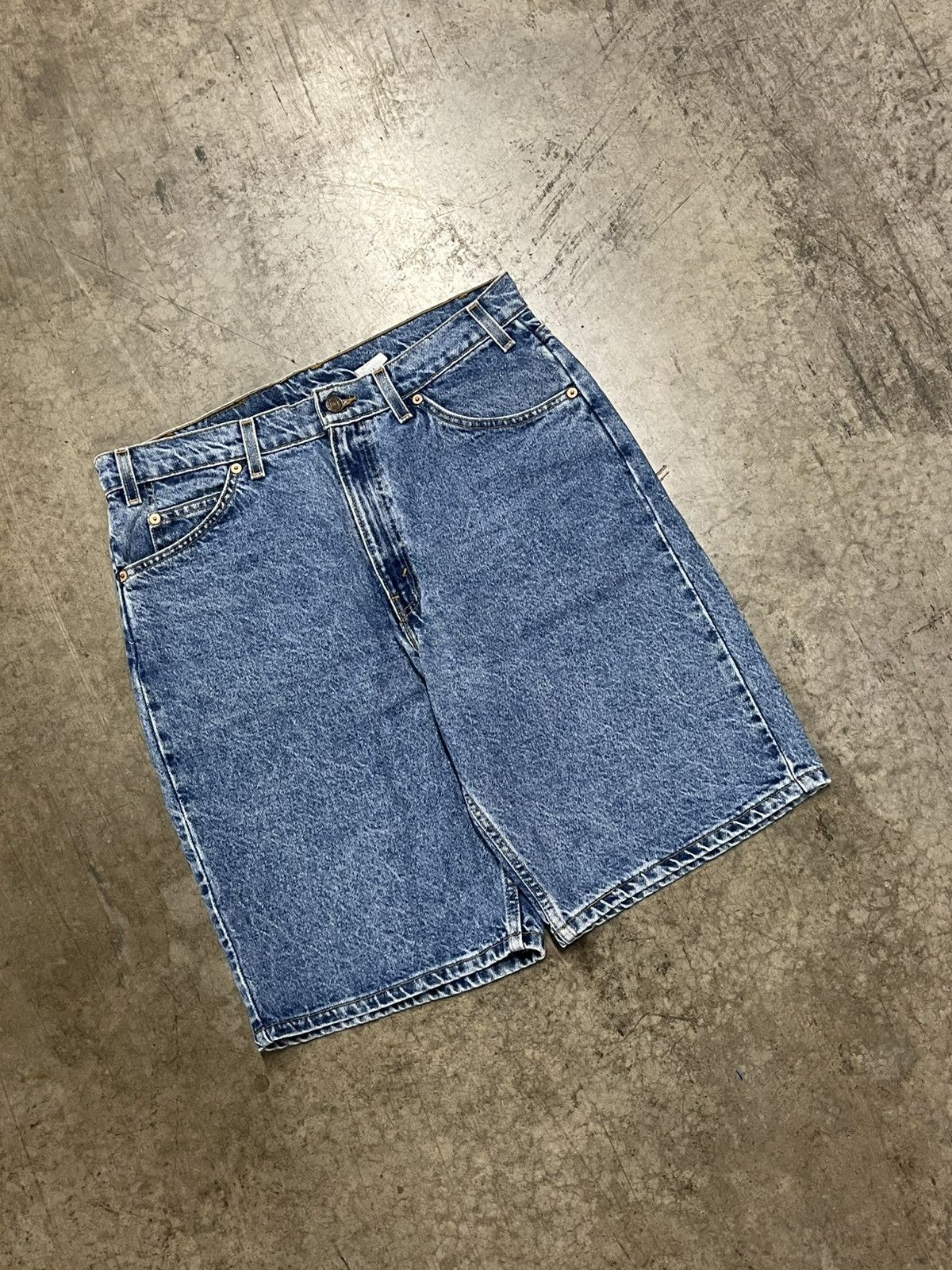 Levi's × Vintage Levi’s orange tab 550s vintage shorts streetwear hype rare Size US 34 / EU 50 - 5 Thumbnail