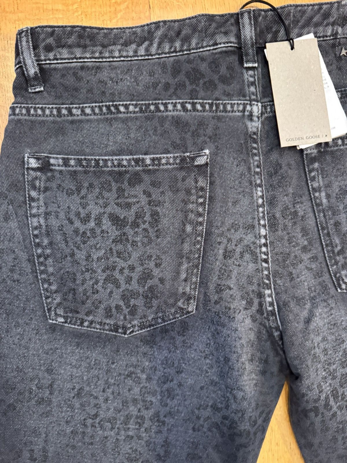 Golden Goose Leopard printed jeans — Golden Goose Size US 30 / EU 46 - 12 Thumbnail