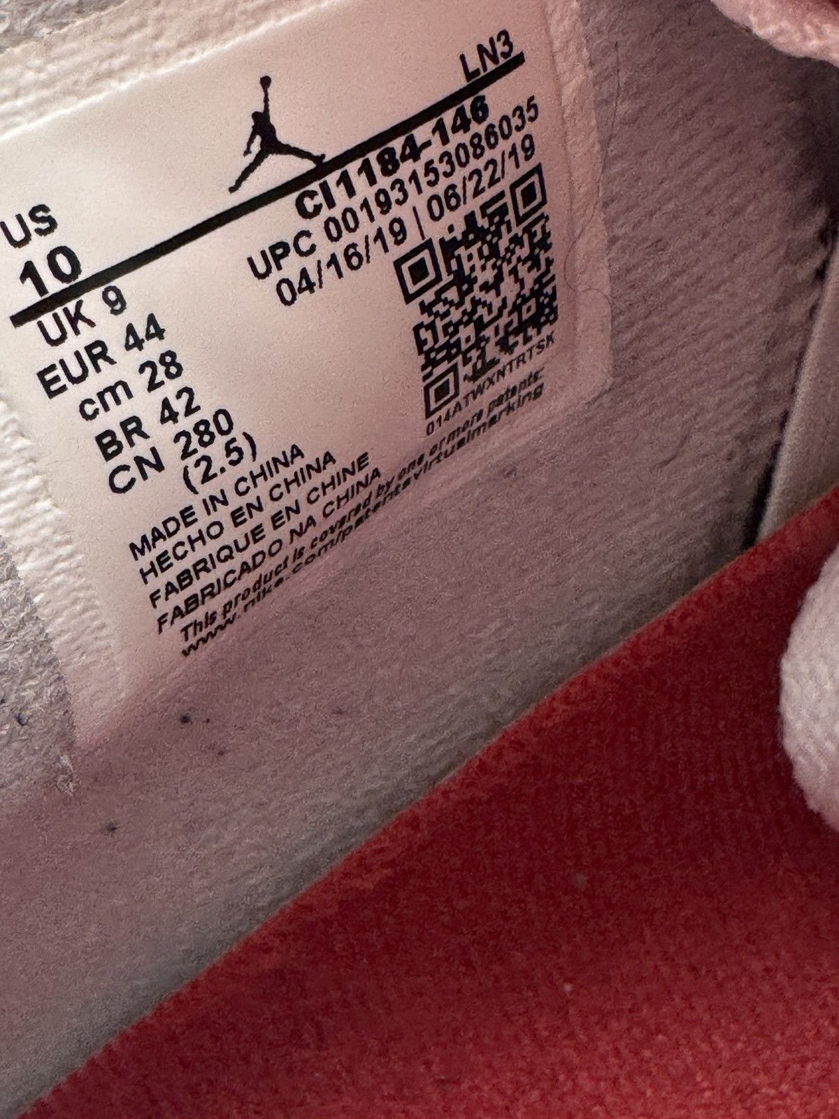 Jordan Brand × Nike Nike Air Jordan 4 Retro What The CI1184-146 Men’s Size 10 Size US 10 / EU 43 - 6 Thumbnail