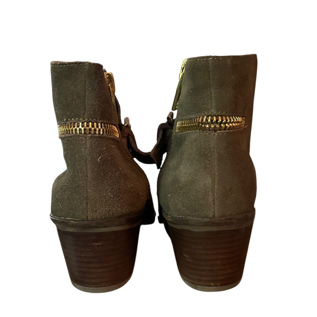 Dolce Vita Dolce Vita olive green suede ankle boots Size US 8.5 / IT 38.5 - 6 Thumbnail