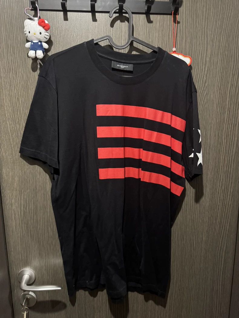 Givenchy Givenchy Classic Five-Star Striped Short Sleeve T-Shirt, L Size US L / EU 52-54 / 3 - 1 Thumbnail