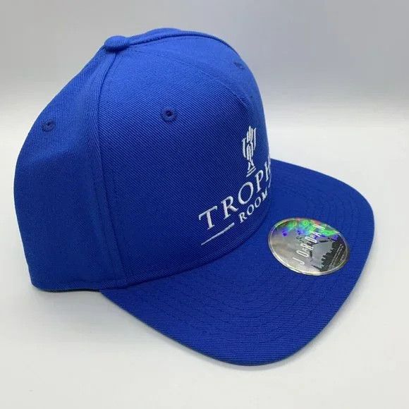 Jordan Brand Jordan Trophy Room Script Royal Blue Jumpman Hat Snapback Size ONE SIZE - 3 Thumbnail