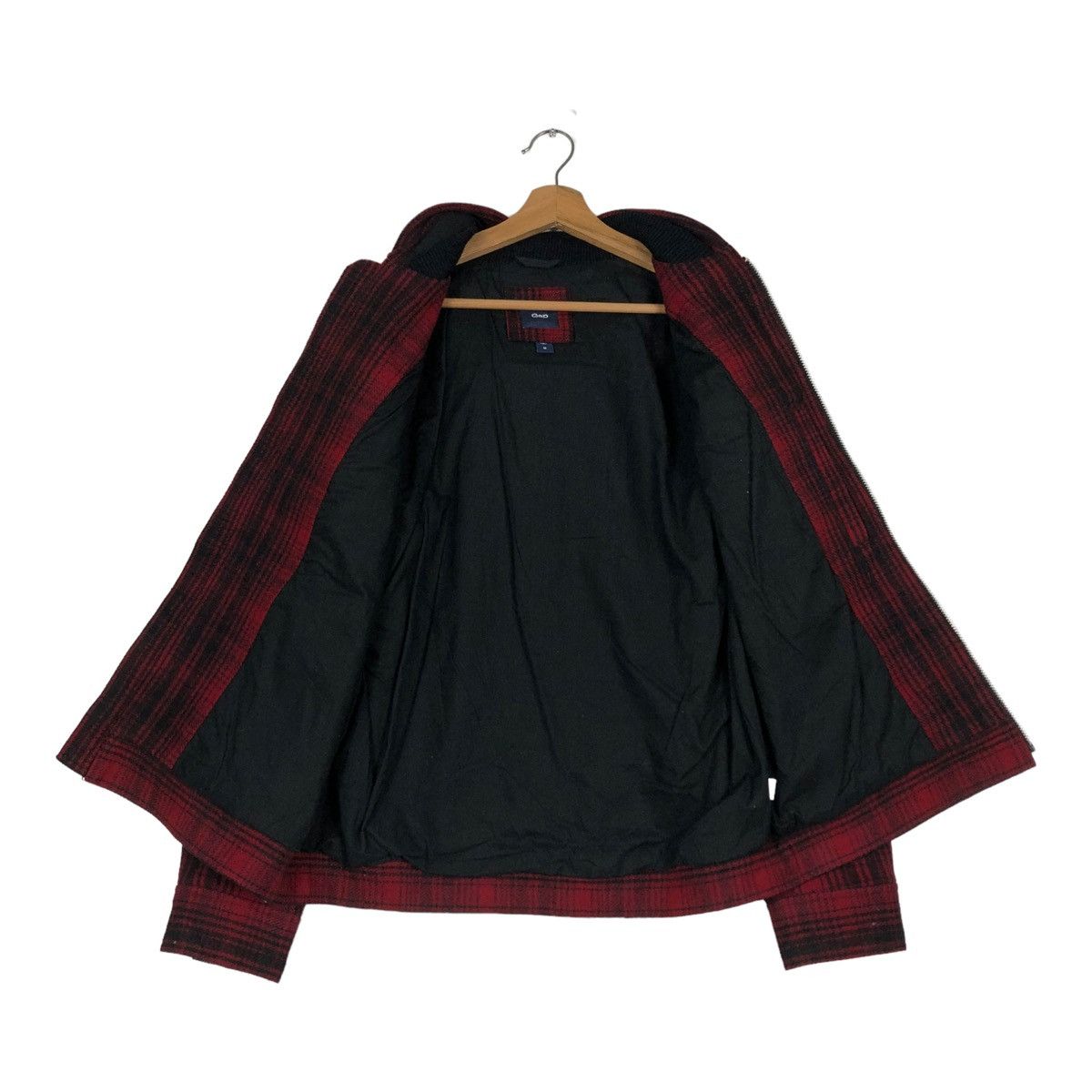 Japanese Brand 🔥VINTAGE BIKER WOOL JACKET GAP TARTAN DESIGN ISSEY MIYAKE Size US M / EU 48-50 / 2 - 16 Thumbnail