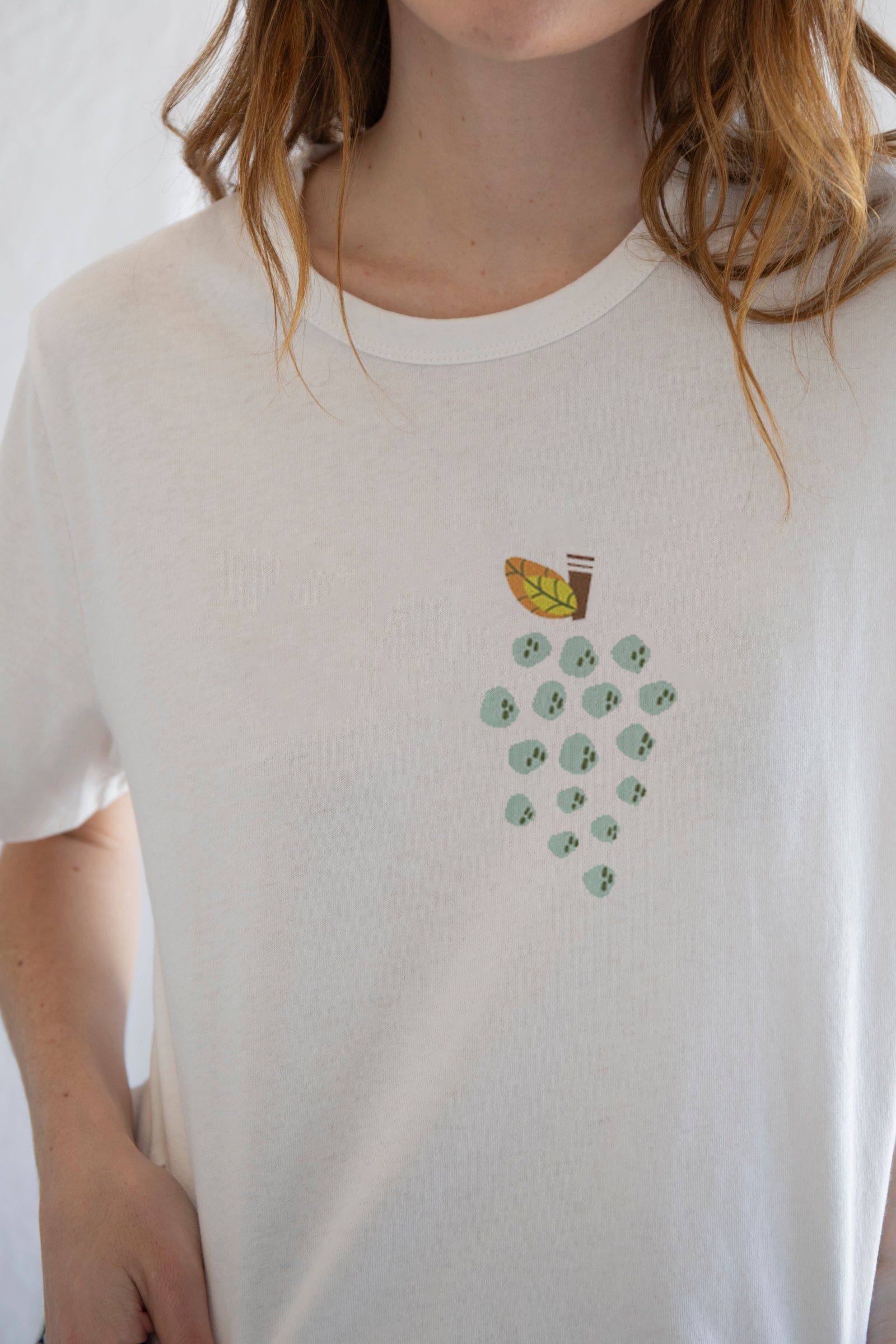 Designer × Vintage Pastel Grape Vine Baby Tee Size M / US 6-8 / IT 42-44 - 1 Thumbnail