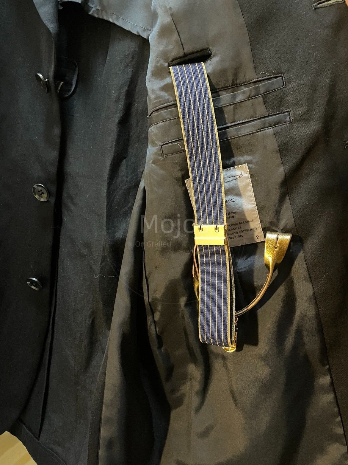 Yohji Yamamoto Sz 2 Yohji Yamamoto Pour Homme 07SS Stripe Jacket-2508 Size US M / EU 48-50 / 2 - 5 Thumbnail
