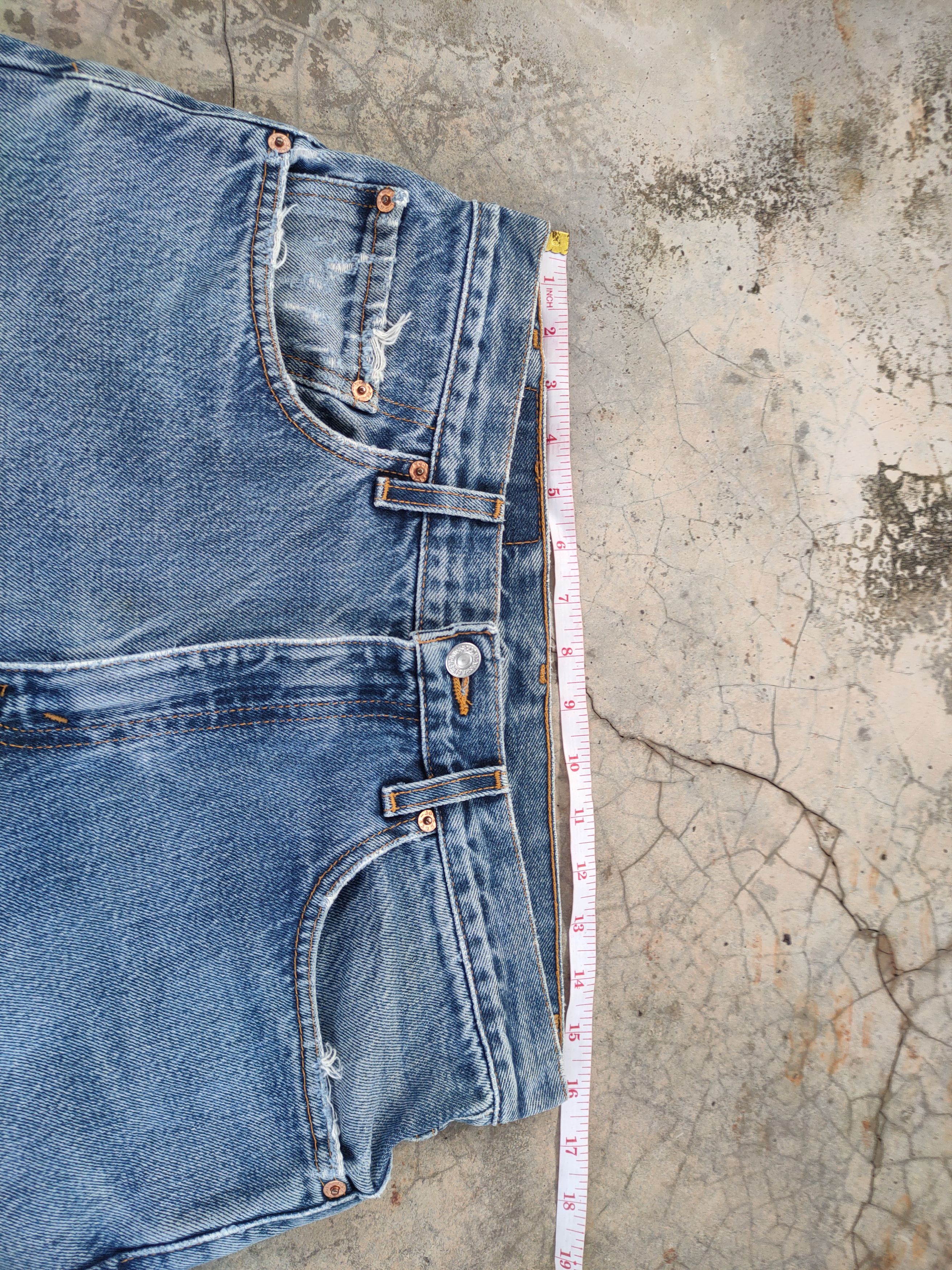 Levi's Vintage Clothing W32 LEVI'S 505 FADED DISTRESSED DENIM JEAN PANTS Size US 32 / EU 48 - 8 Thumbnail