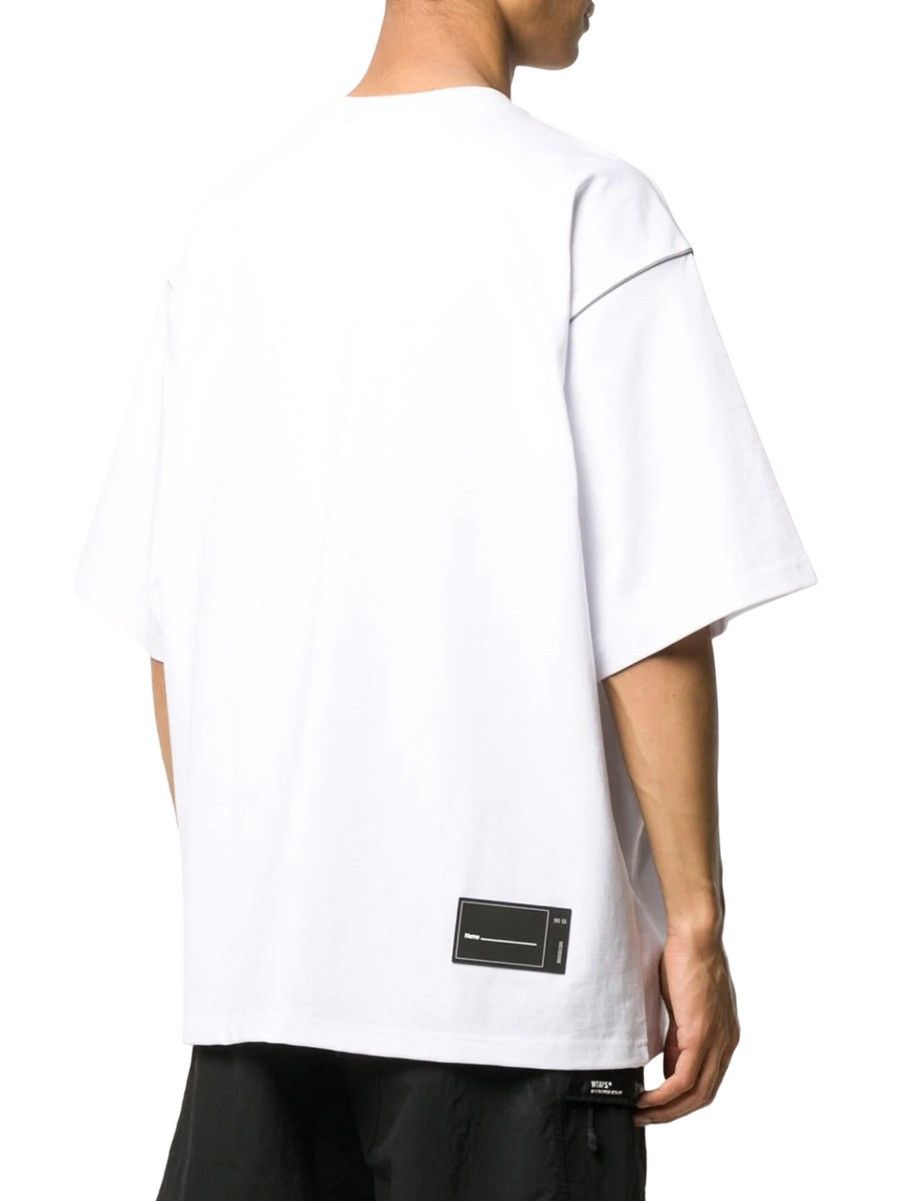 WE11DONE We11done White Reflective T-Shirt Size US M / EU 48-50 / 2 - 5 Thumbnail