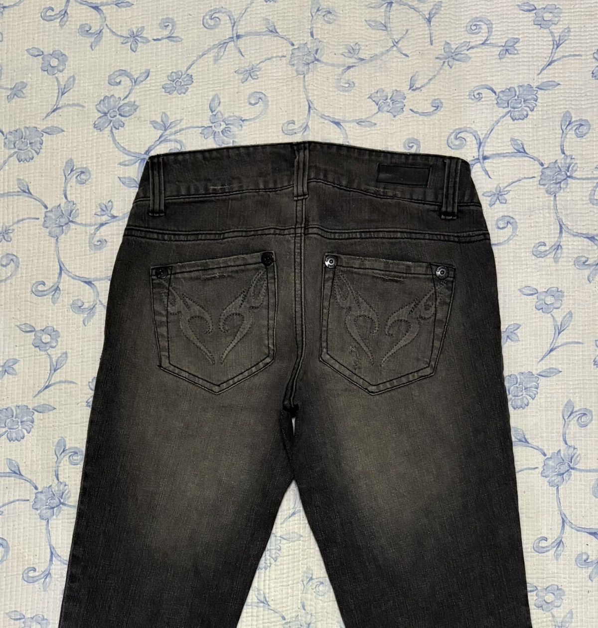 Vintage Celebrity Pink Jeans Streetwear Flared Denim Size US 28 / EU 44 - 12 Thumbnail