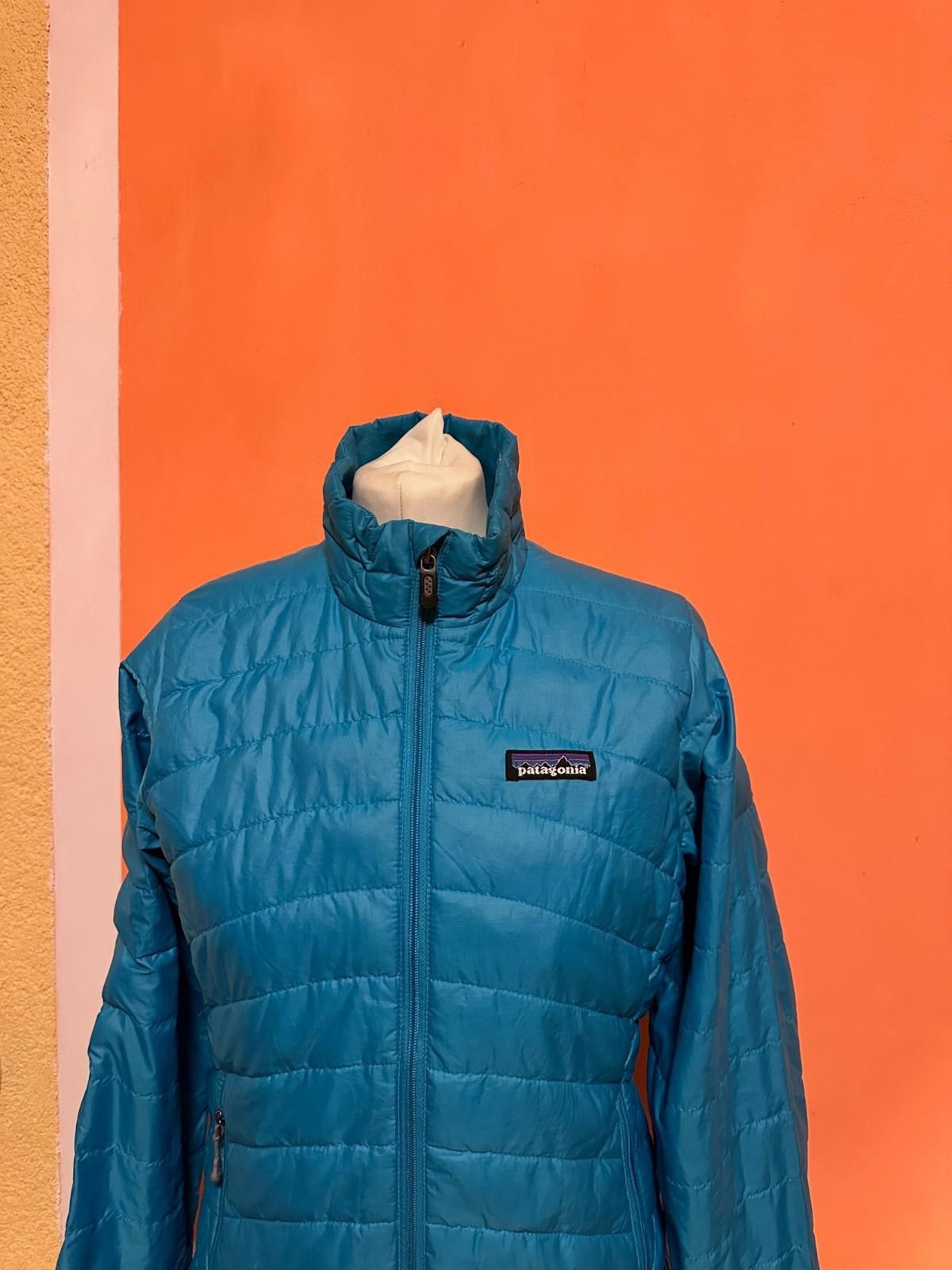 Patagonia Womens PATAGONIA Blue Goose Down Puffy Jacket Sz XS Size XS / US 0-2 / IT 36-38 - 2 Thumbnail