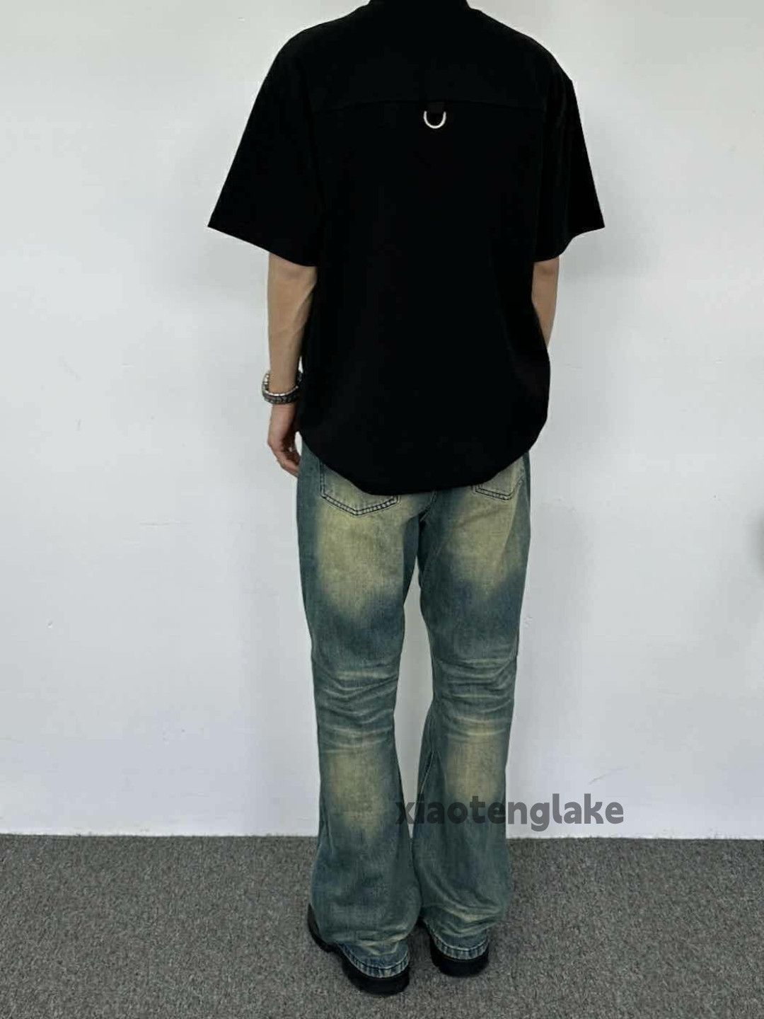 Jean × Vintage washed faded cleanfit yuppie bootcut grunge jeans Size US 32 / EU 48 - 4 Thumbnail