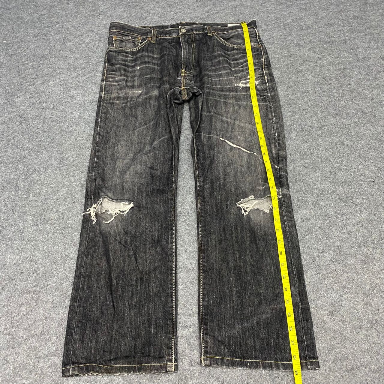 Japanese Brand 💥Best Offer💥Vintage Uniqlo Jeans Distressed Denim Size US 35 - 3 Thumbnail