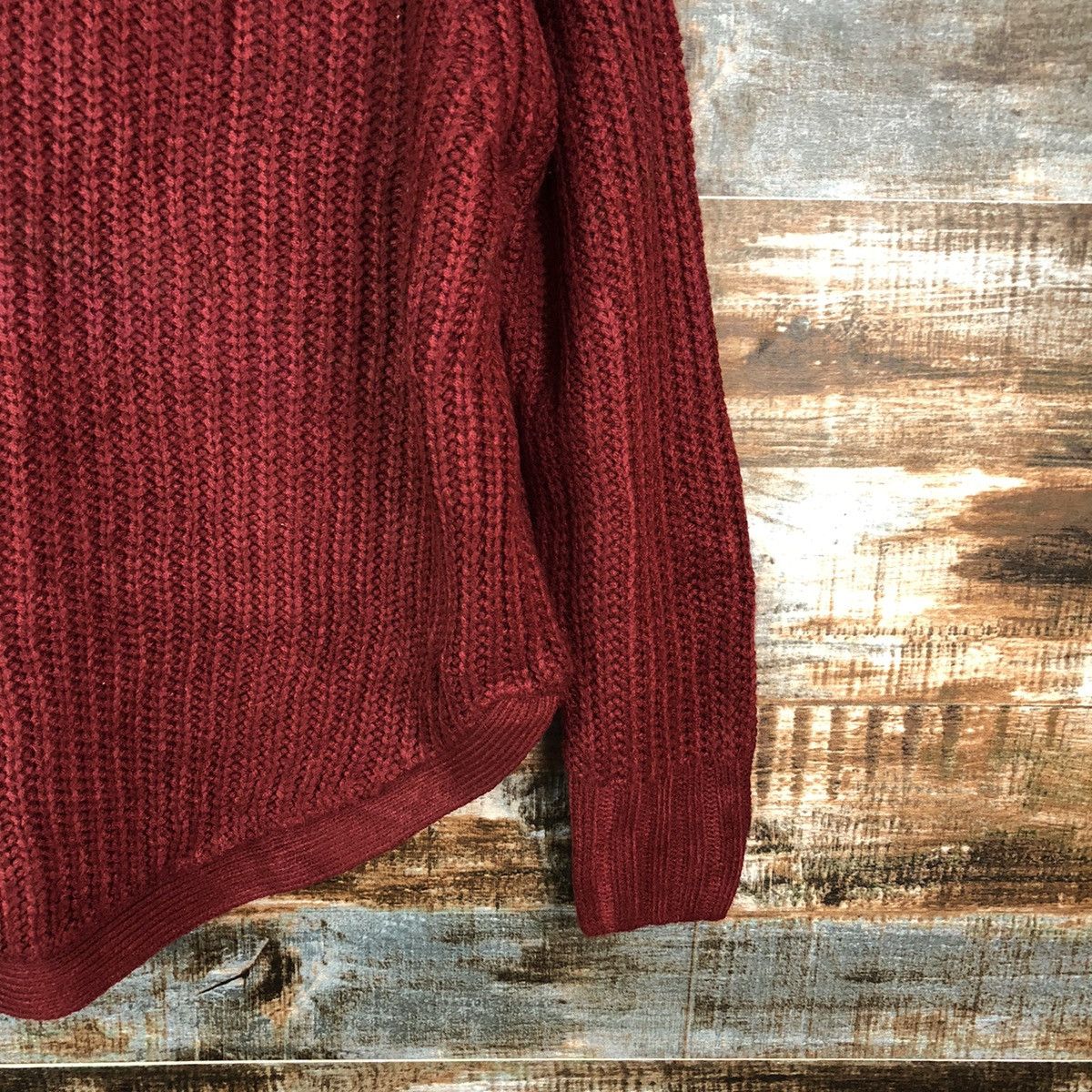 GU × Homespun Knitwear GU japan vintage Maroon Knitwear #A1740 Size S / US 4 / IT 40 - 8 Thumbnail