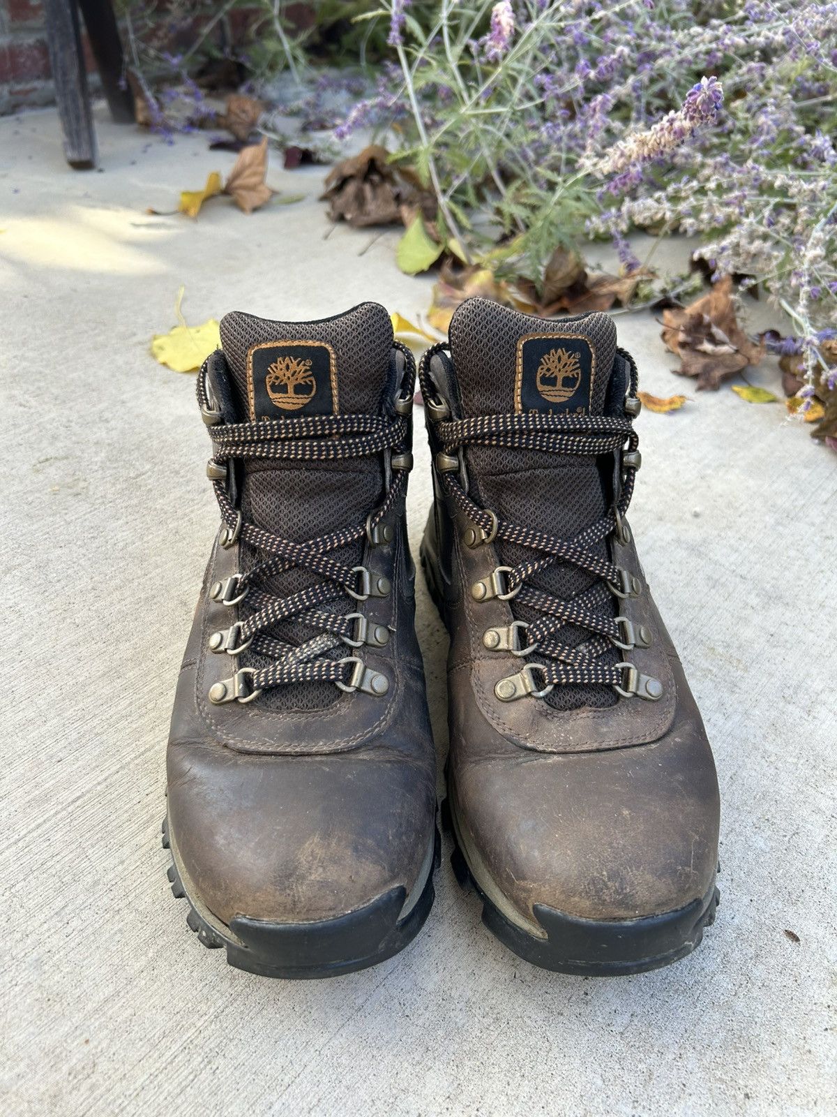 Timberland Timberland Waterproof Leather Hiking Boots Mid Cut Size US 8.5 / EU 41-42 - 4 Thumbnail