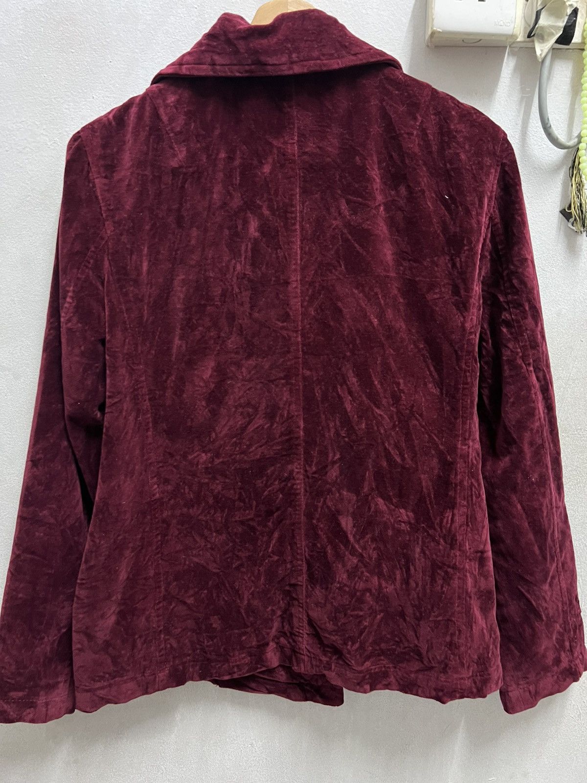 Guess Vintage Guess jeans Velvet Double Breasted Jacket Size M / US 6-8 / IT 42-44 - 4 Thumbnail