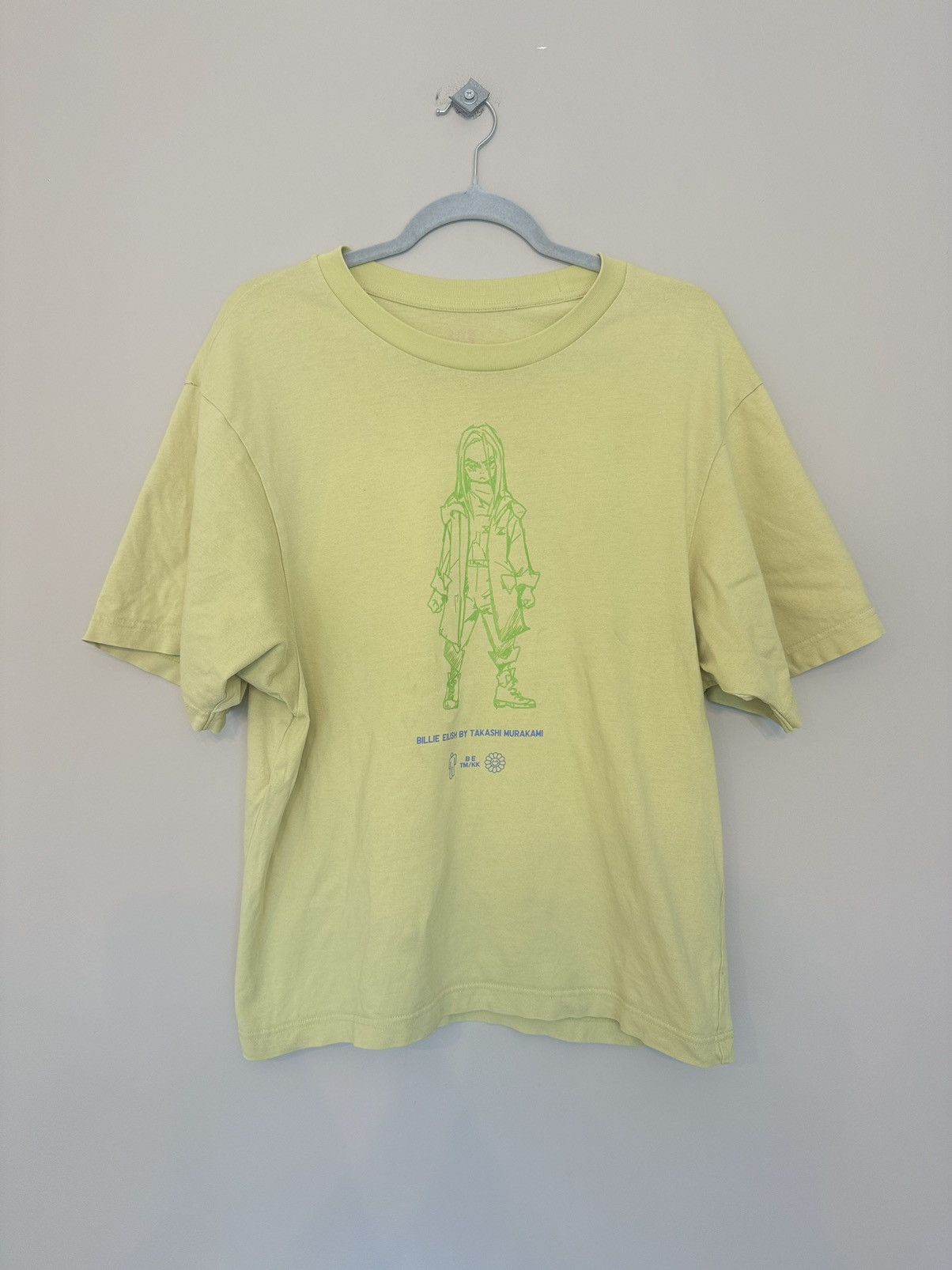 Billie Eilish × Takashi Murakami × Uniqlo Billie Eilish x Uniqlo x Takashi Murakami tshirt yellow rare Size US M / EU 48-50 / 2 - 1 Thumbnail