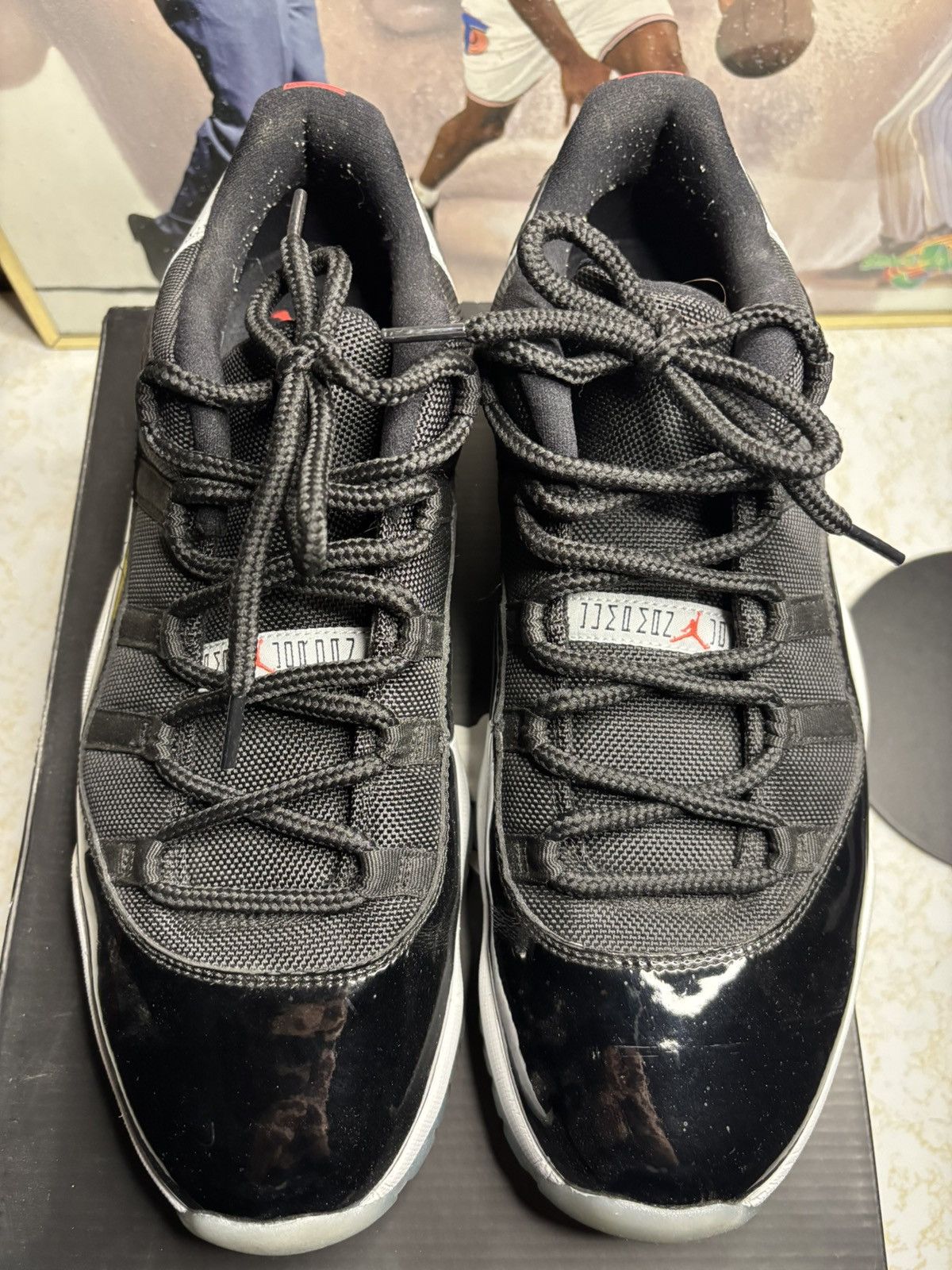 Jordan Brand Air Jordan 11 Retro Low Infrared 23 2014 Size US 12 / EU 45 - 2 Thumbnail