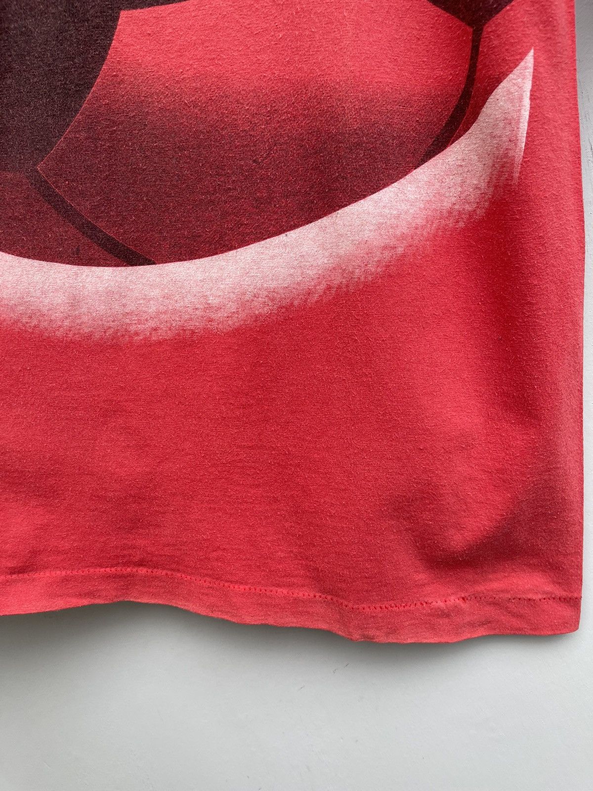 Coca Cola 90s Vintage Coca Cola Allover Print AOP Ball Faded T-Shirt Size US XL / EU 56 / 4 - 12 Thumbnail