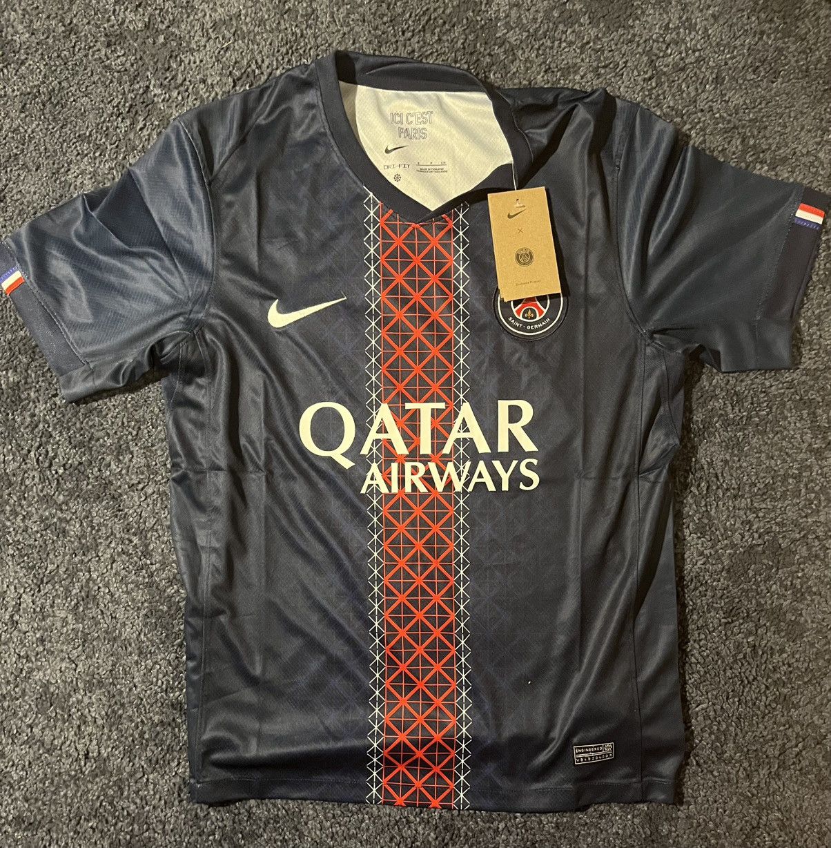 Nike Psg Nike Blue City Jersey Size US S / EU 44-46 / 1 - 1 Thumbnail