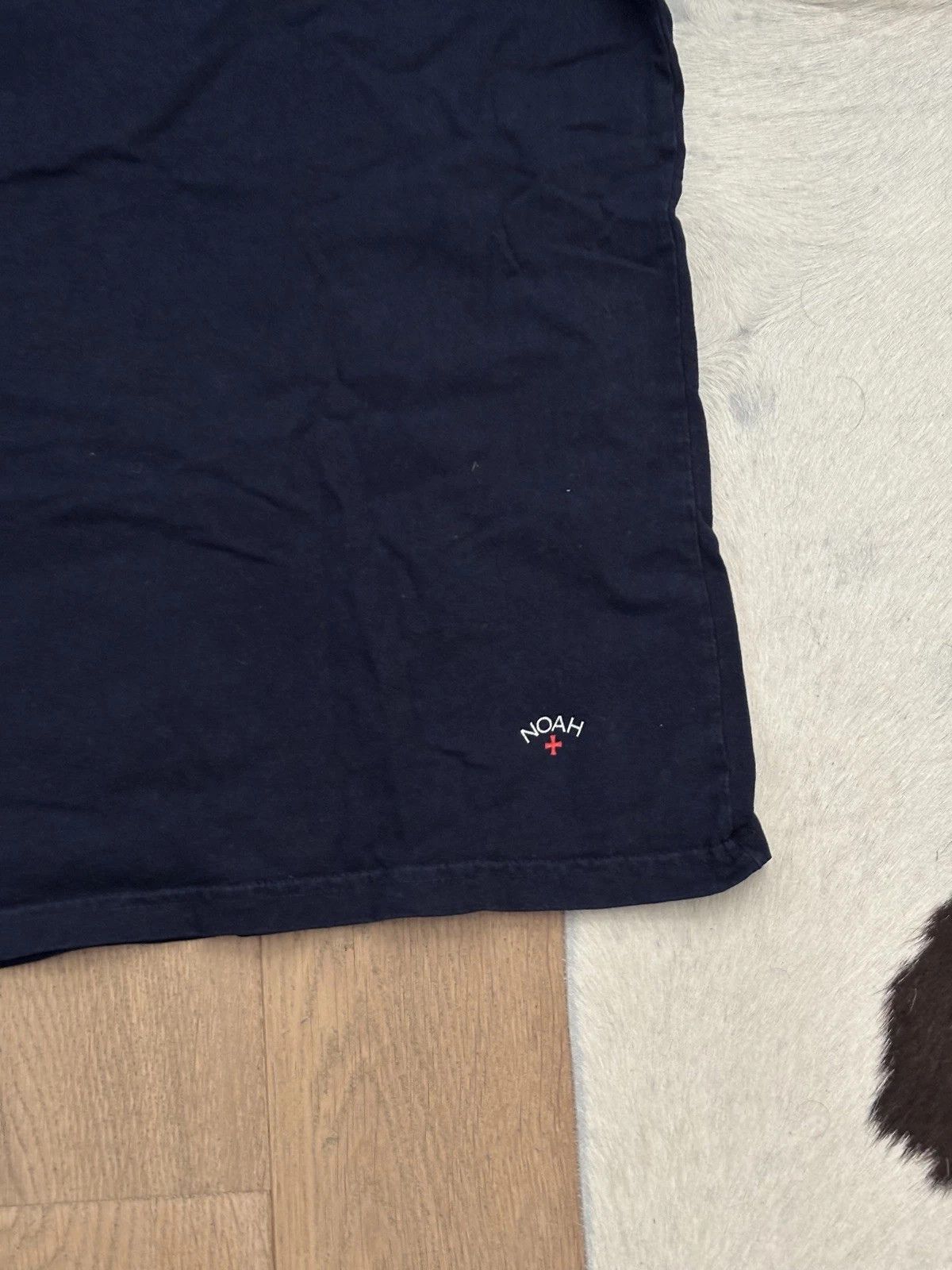 Noah Noah NYC 100% Recycled Cotton T Shirt Navy Size US L / EU 52-54 / 3 - 4 Thumbnail