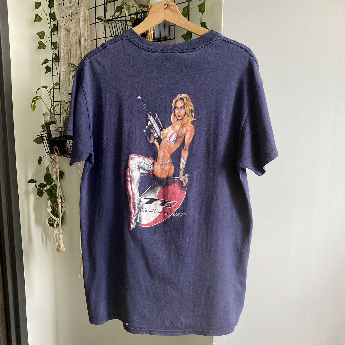 Vintage Thrashed Faded Vintage 90s T&C Surf Designs ERD GRUNGE TEE Size US L / EU 52-54 / 3 - 1 Thumbnail