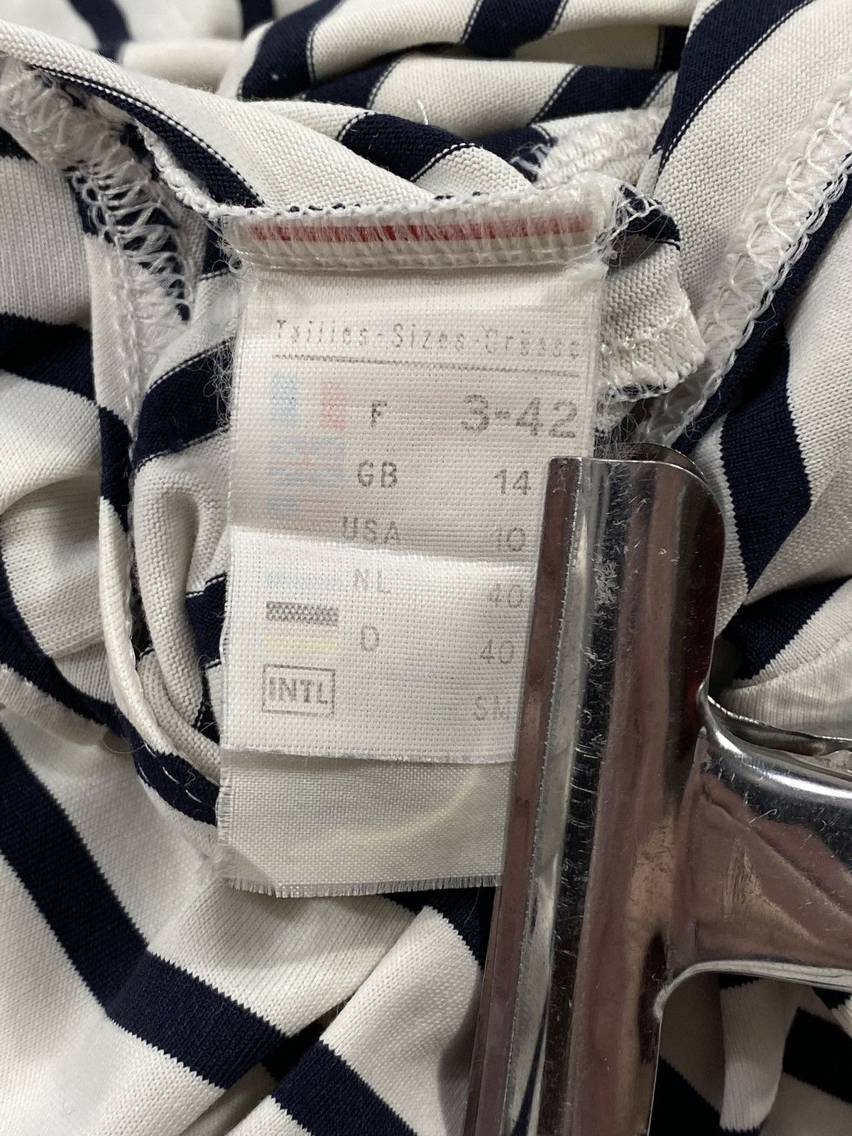 Saint James Vintage 90s Saint James France Striped Asap Rocky Style Tee Size L / US 10 / IT 46 - 8 Thumbnail