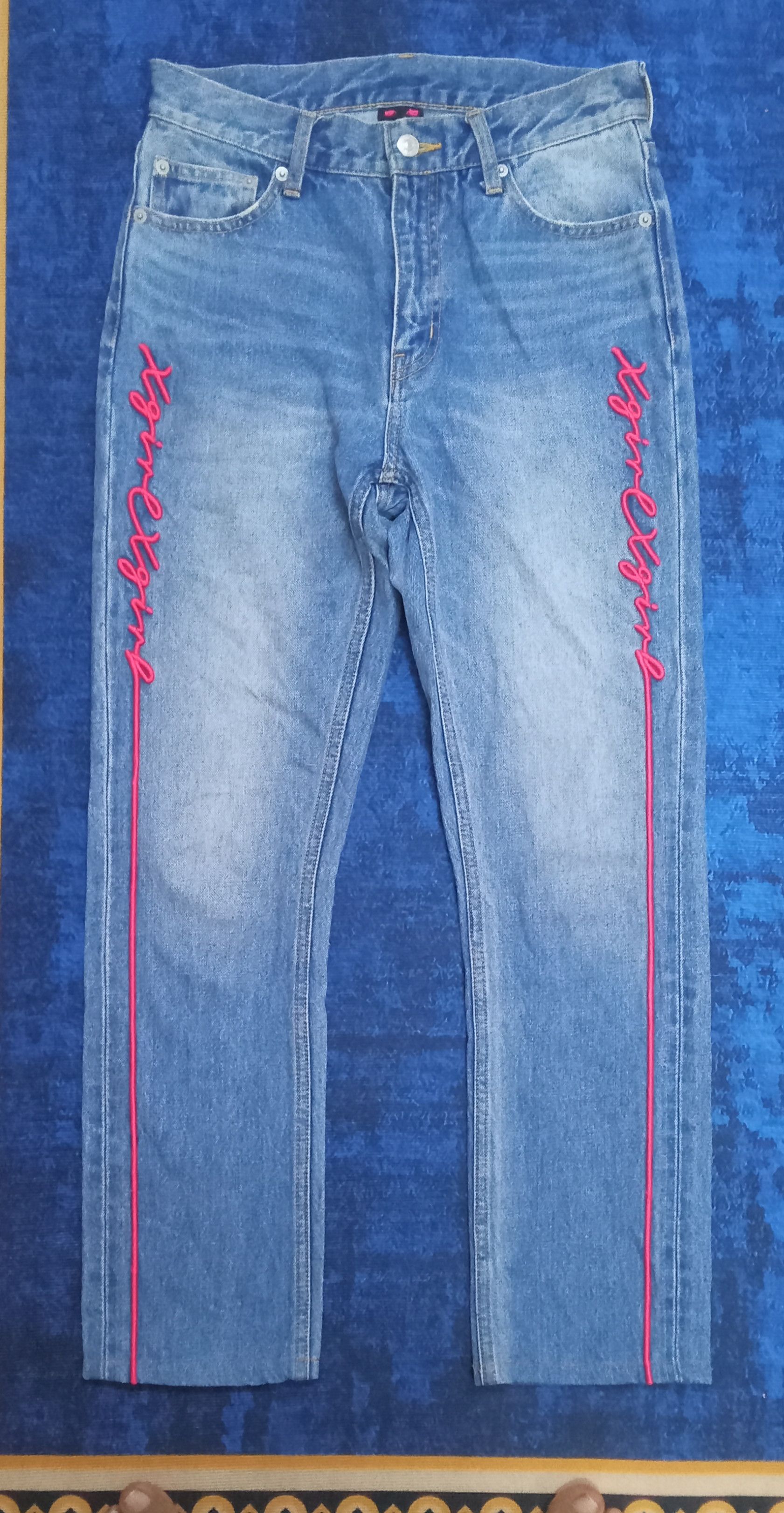 Japanese Brand X-Girl Jeans Size US 29 - 1 Thumbnail