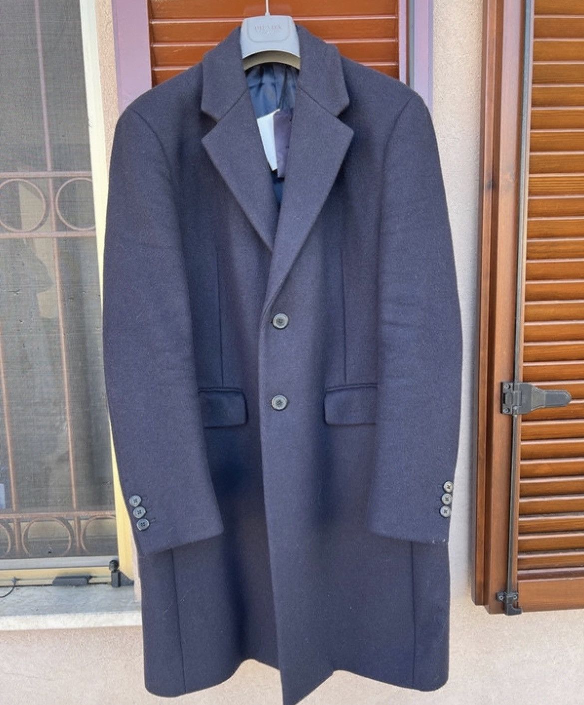 Prada Prada Wool and Silk Coat Size US M / EU 48-50 / 2 - 1 Thumbnail