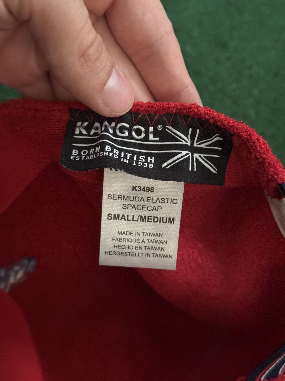 Kangol Vintage Y2K Kangol Bermurda Hip Hop Elastic Red Hat Size ONE SIZE - 6 Thumbnail