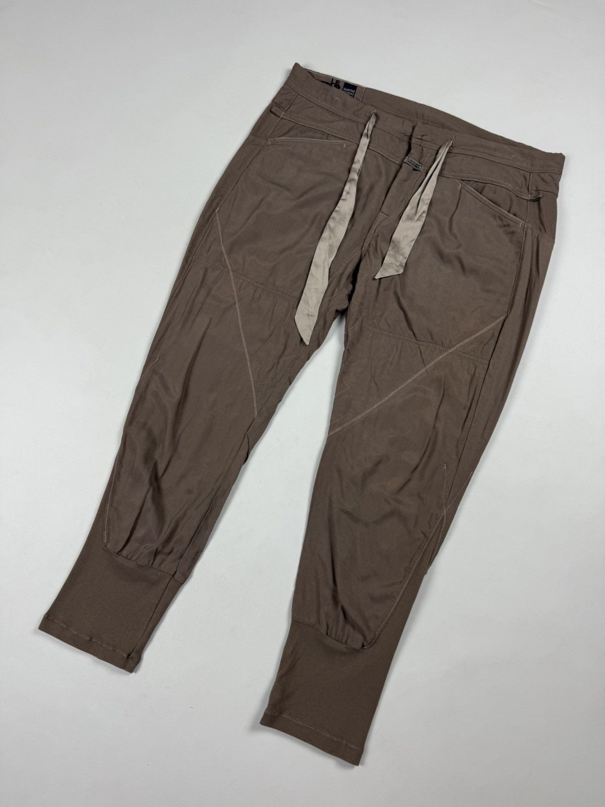 Marithe + Francois Girbaud Marithe Francois Girbaud Drawstring Cuffed Pants Trousers Size 32" / US 10 / IT 46 - 6 Thumbnail