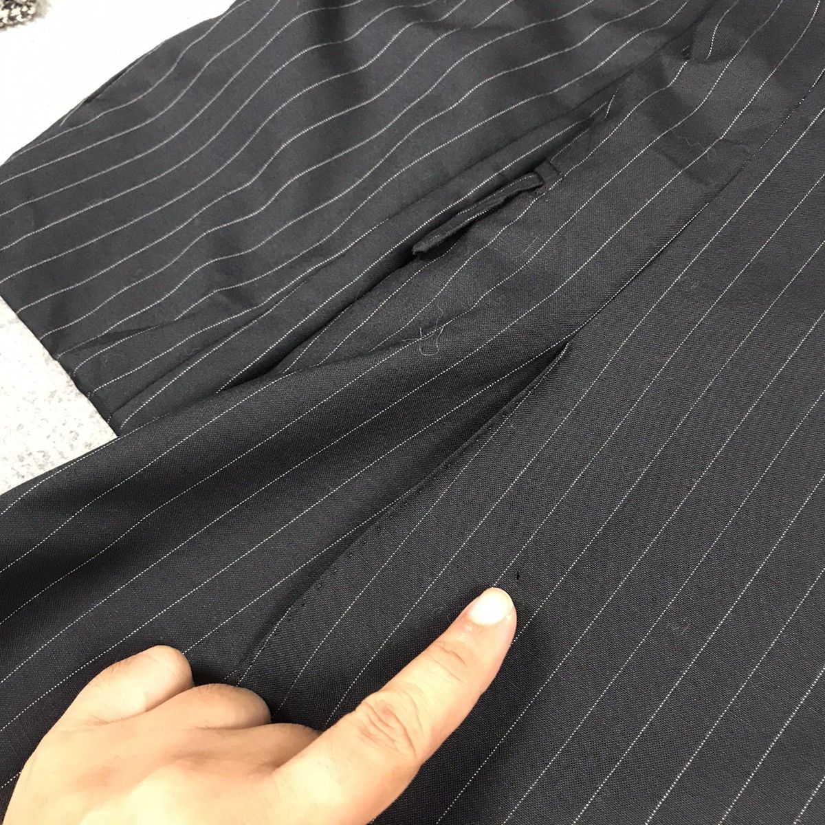 Burberry × Japanese Brand Burberry striped wool Blazer coat jacket Size US M / EU 48-50 / 2 - 11 Thumbnail