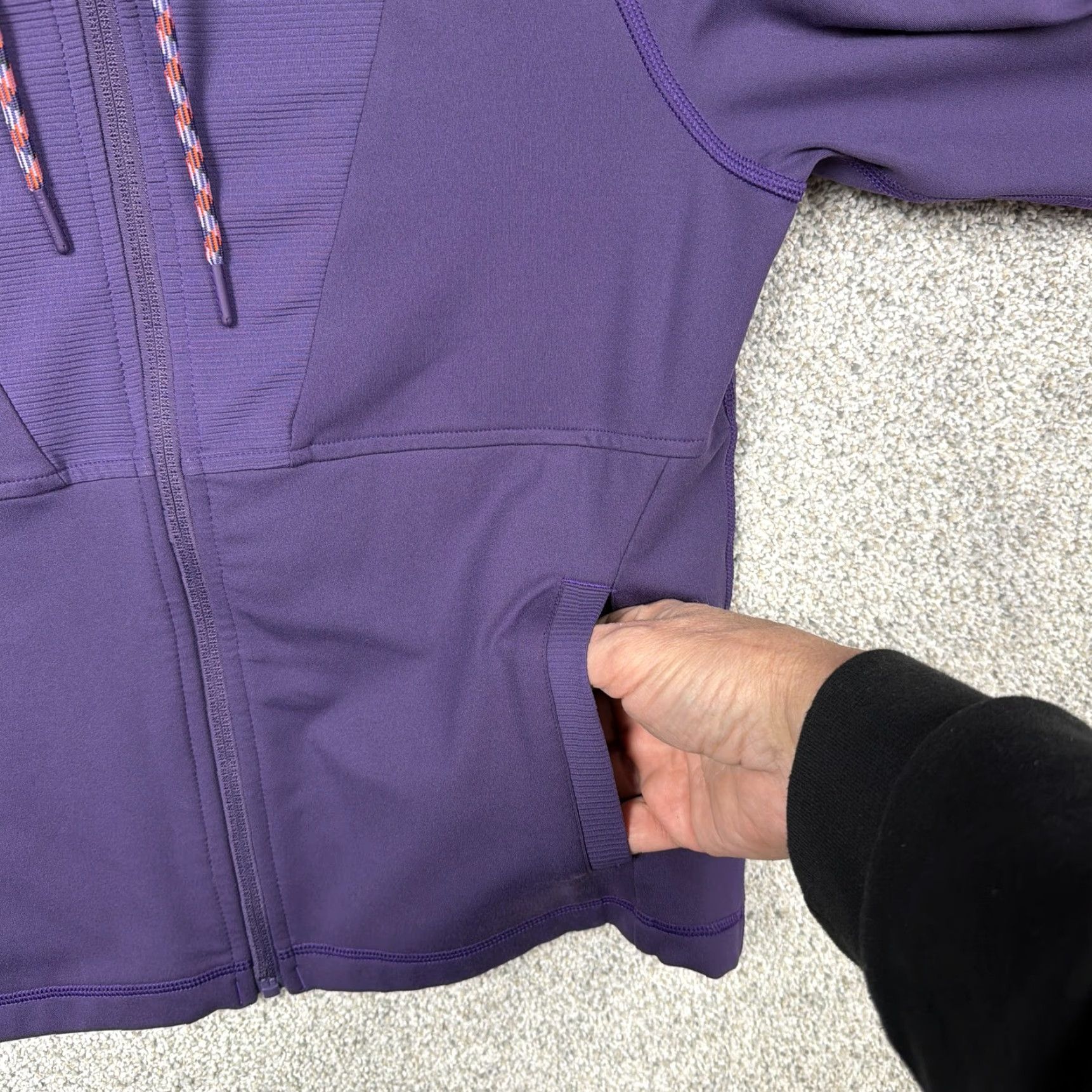 Champion Champion Jacket Womens Medium Purple Hooded Full Zip Thumbholes Athletic Sporty Size M / US 6-8 / IT 42-44 - 7 Thumbnail