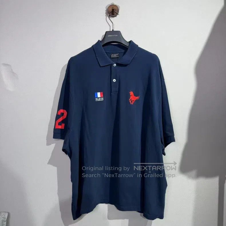 Balenciaga Distressed Polo Short Sleeve