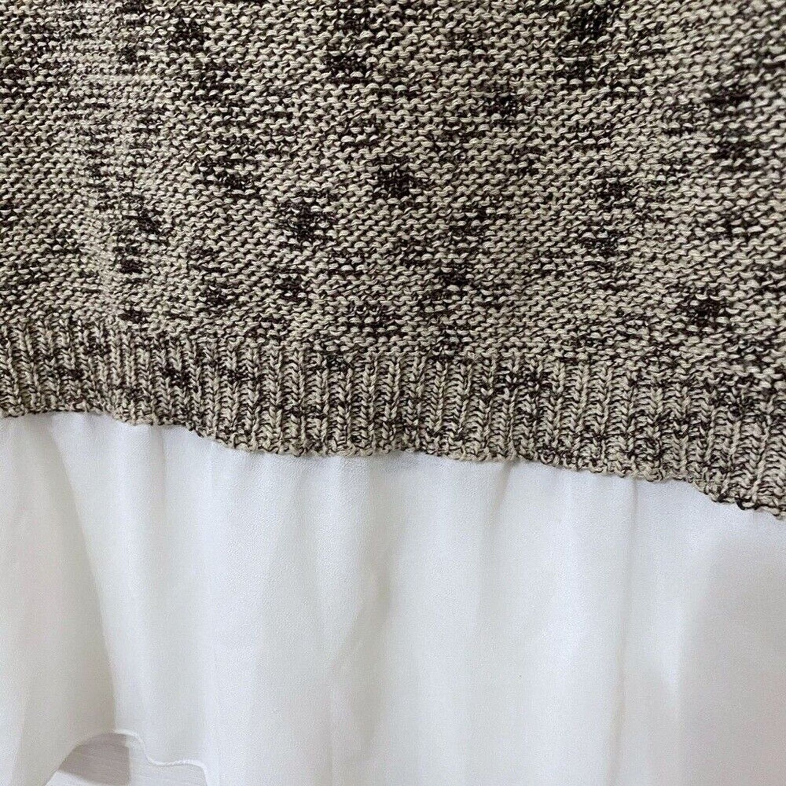 Anthropologie Anthropologie Moth Nudes Verona Ruffle Hem Pullover Sweater Size S / US 4 / IT 40 - 4 Thumbnail