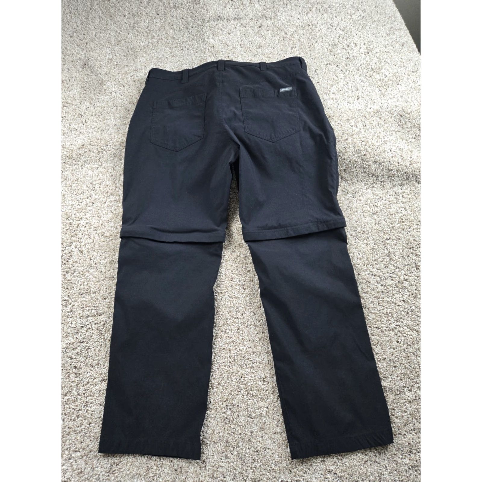 Eddie Bauer Eddie Bauer Cargo Pants 40x34 Mens Black Convertible Tech Straight Leg Stretch Pants Size US 40 / EU 56 - 5 Thumbnail
